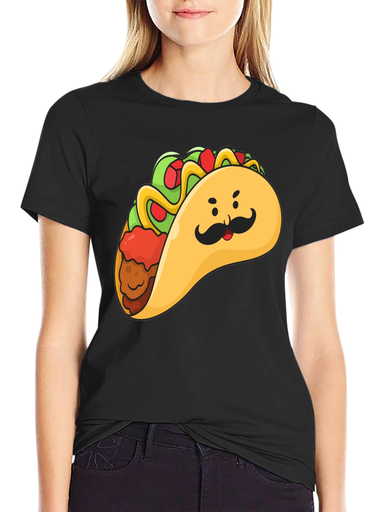 Taco Man Graphic Tee - Funny Foodie T-Shirt