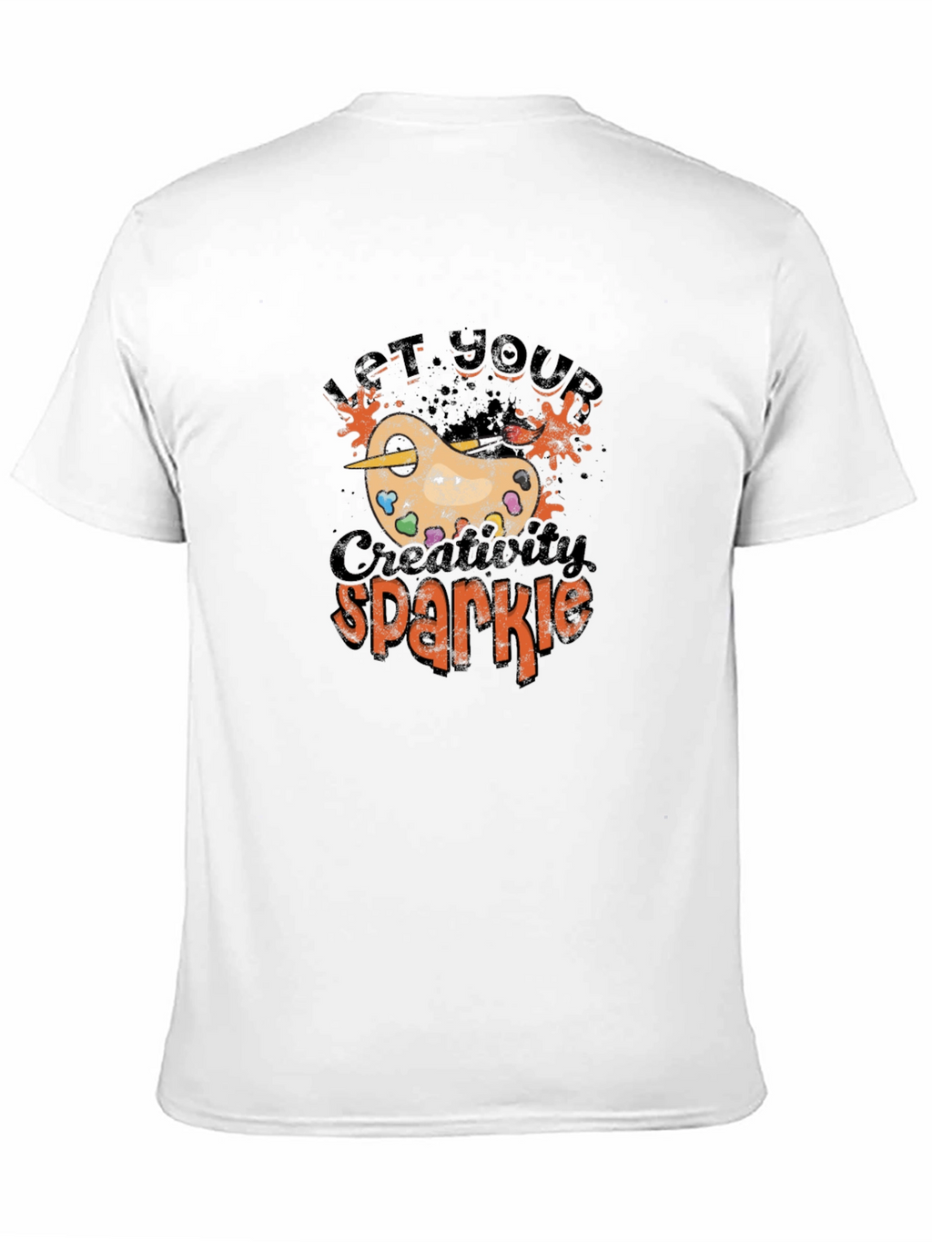 Creative Sparkle Graphic T-Shirt - Artistic Design