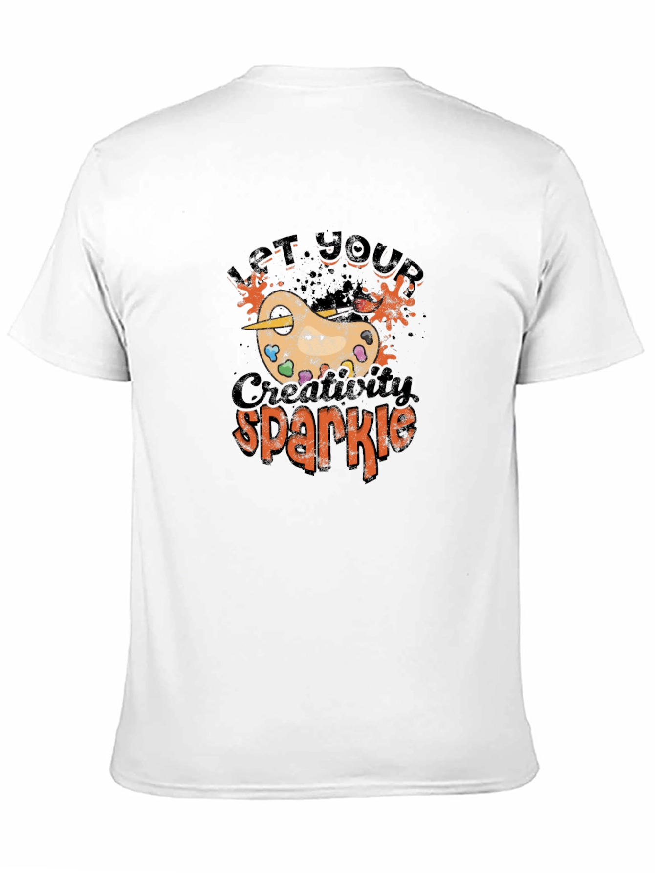 Creative Sparkle Graphic T-Shirt - Artistic Design