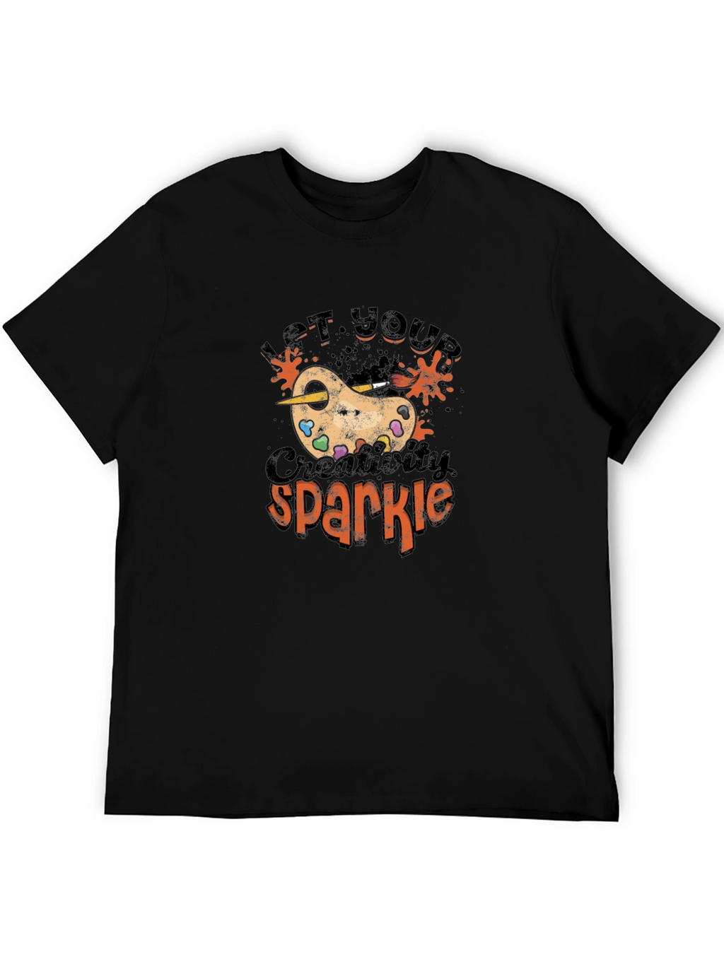 Creative Sparkle Graphic T-Shirt - Artistic Design