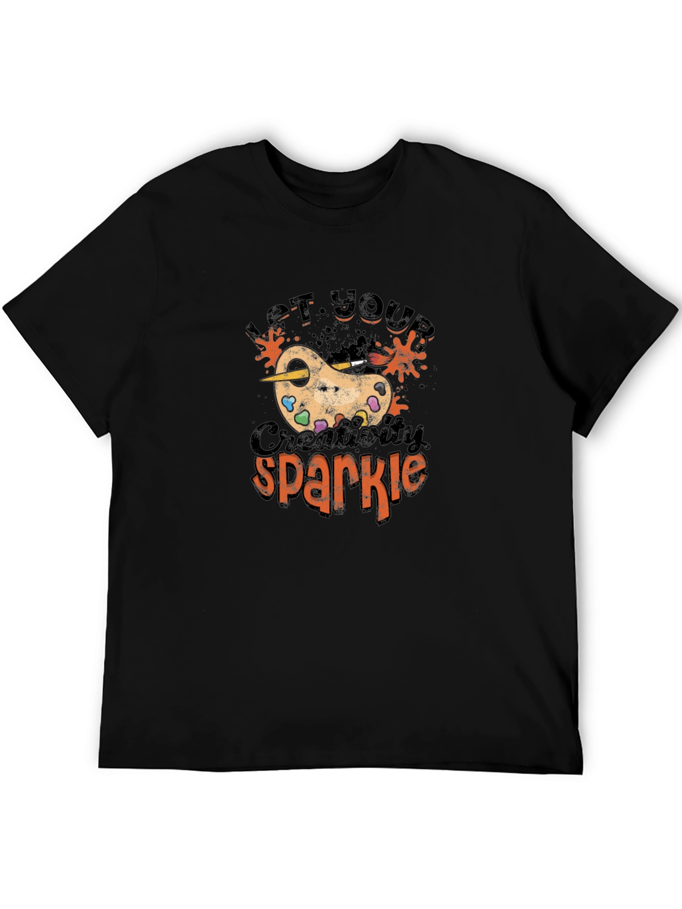 Creative Sparkle Graphic T-Shirt - Artistic Design