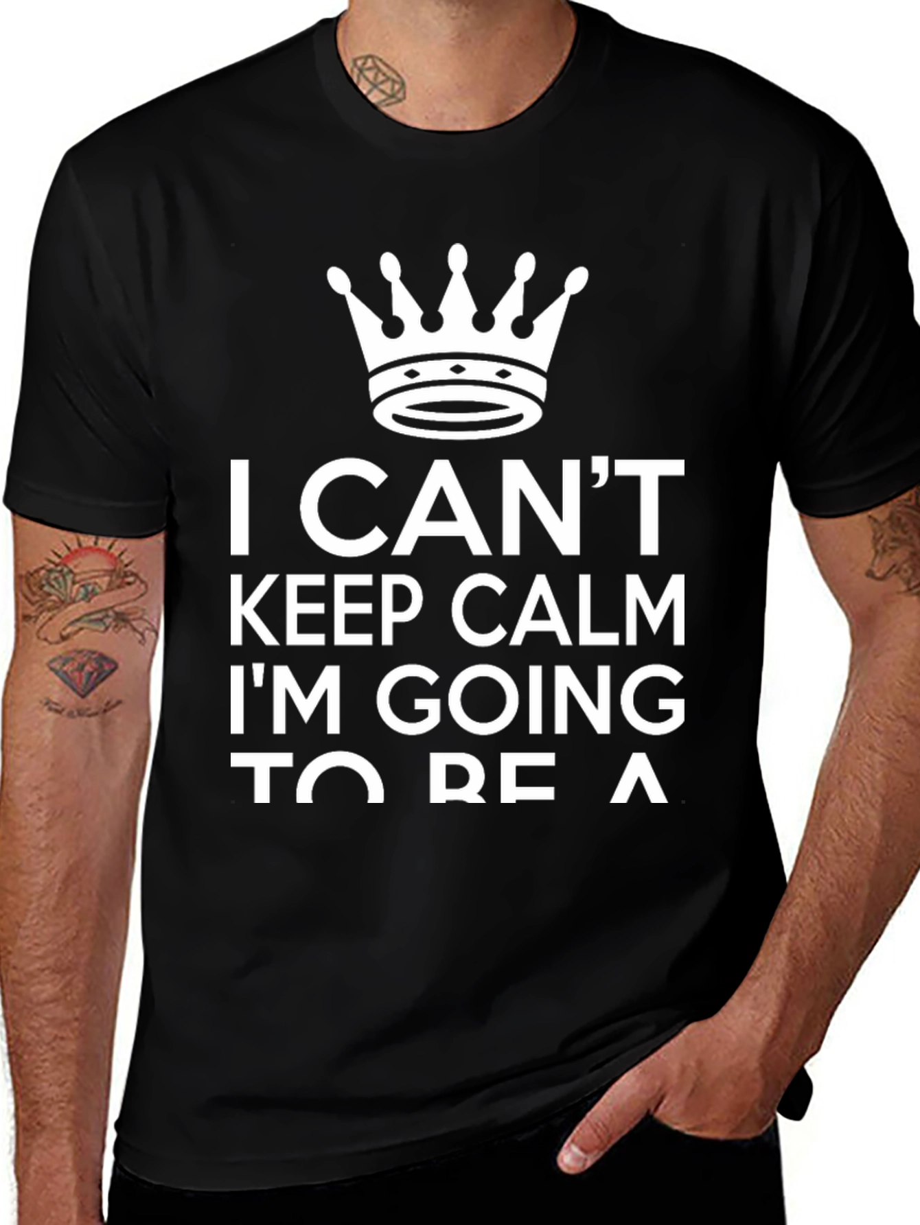 I Cant Keep Calm T-Shirt - Crown Graphic Tee
