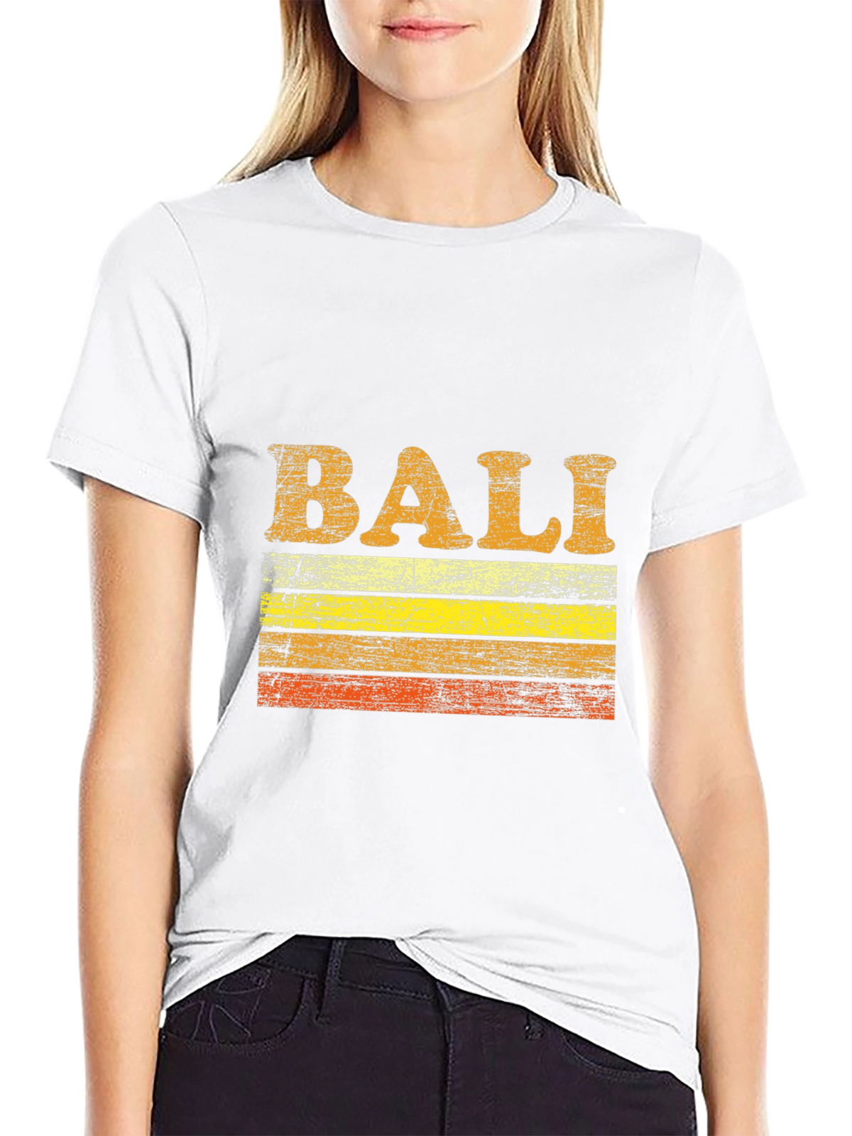 Vintage Bali Graphic T-Shirt - Retro Style Black Tee