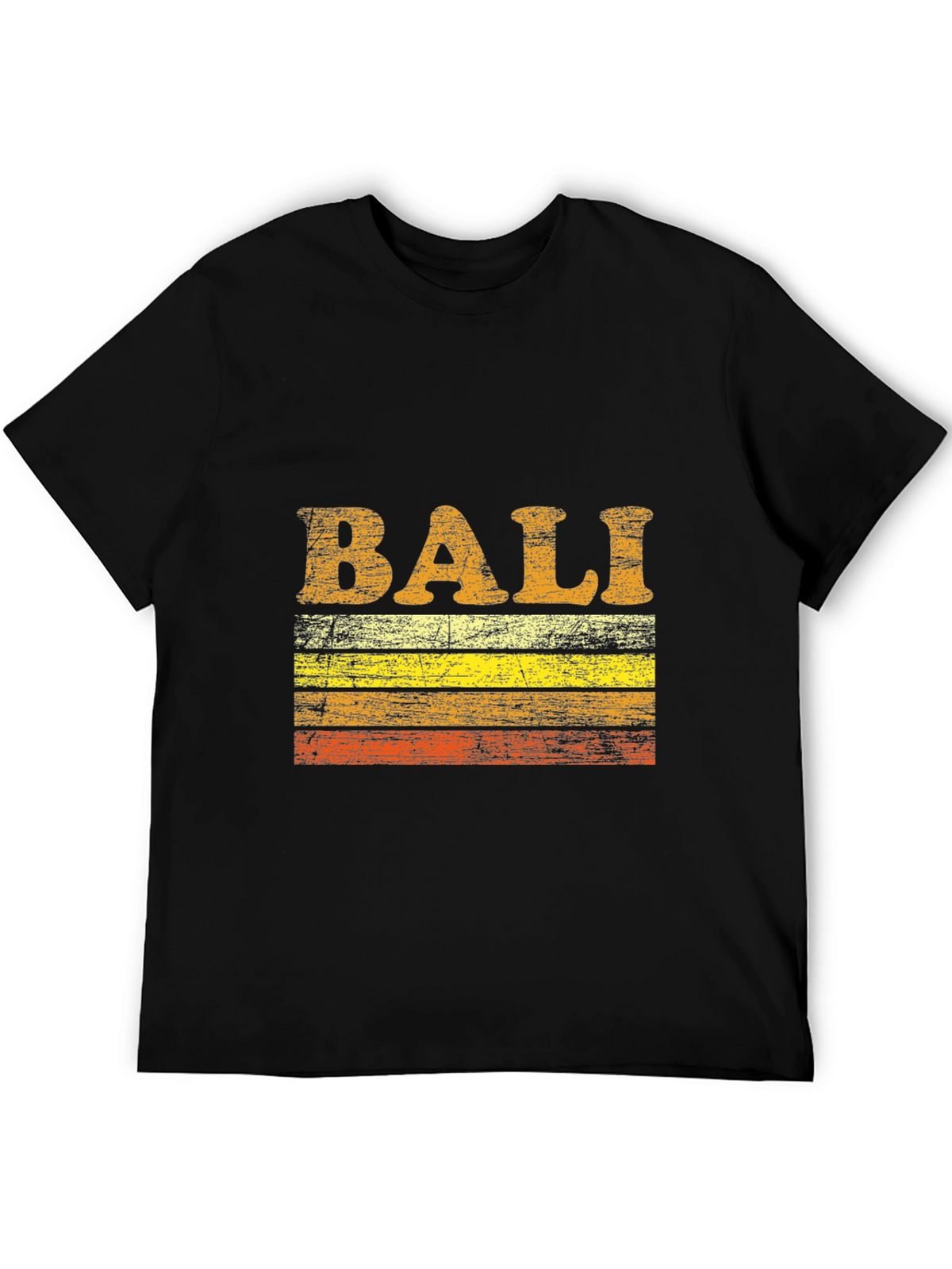 Vintage Bali Graphic T-Shirt - Retro Style Black Tee