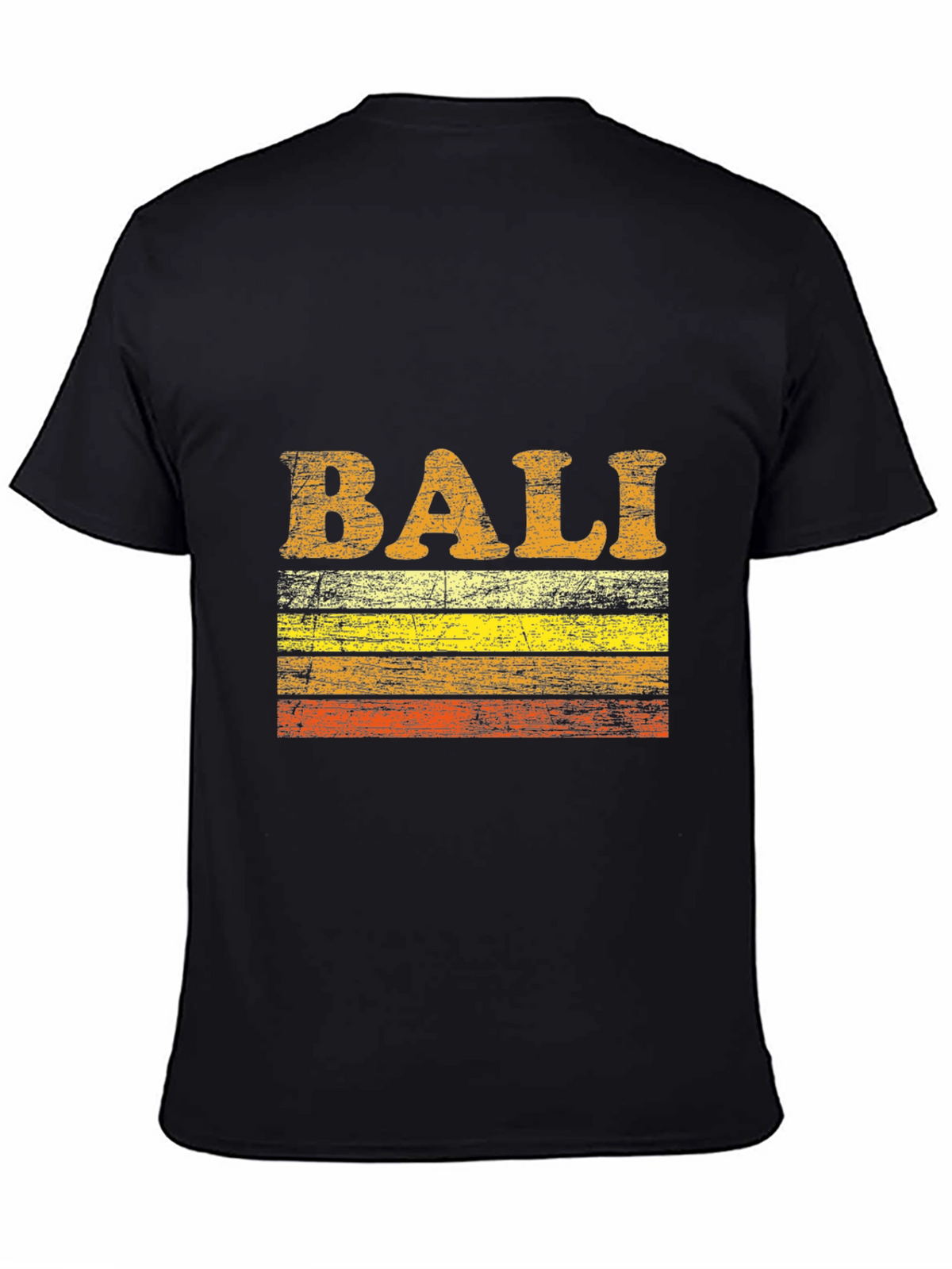 Vintage Bali Graphic T-Shirt - Retro Style Black Tee
