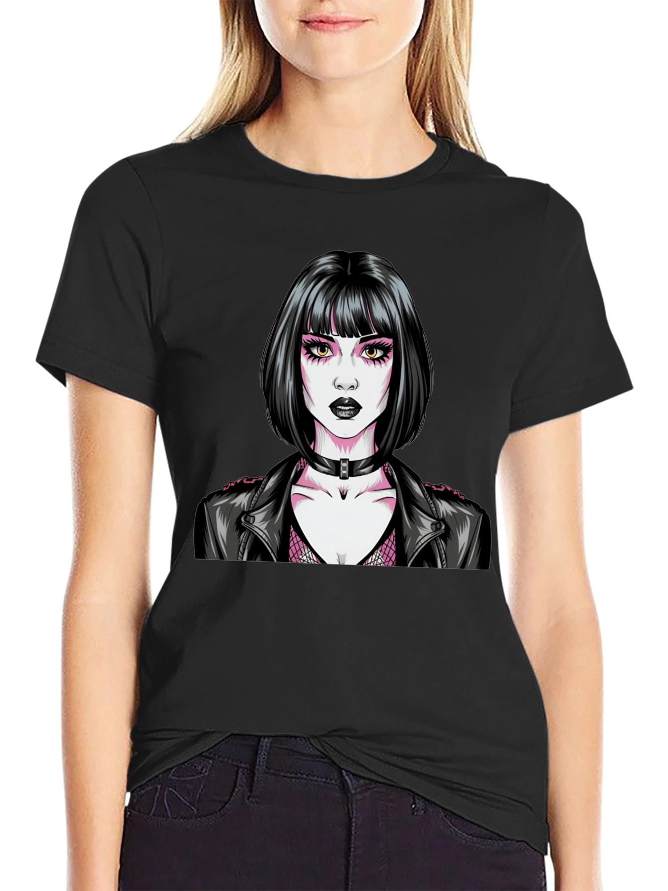 Gothic Girl T-Shirt - Edgy Graphic Tee