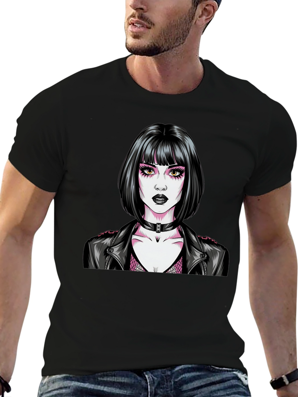 Gothic Girl T-Shirt - Edgy Graphic Tee