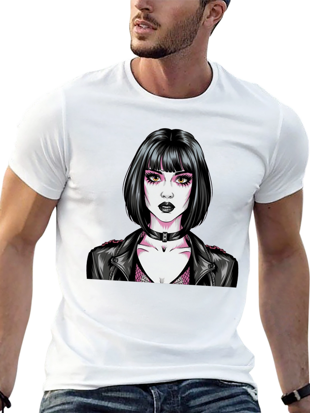 Gothic Girl T-Shirt - Edgy Graphic Tee