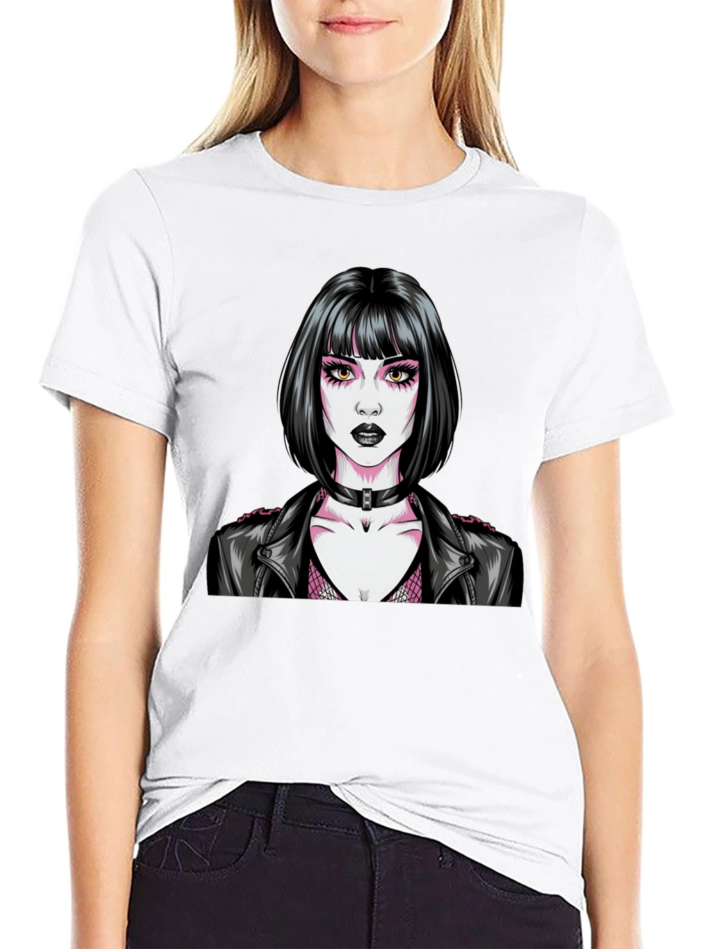 Gothic Girl T-Shirt - Edgy Graphic Tee