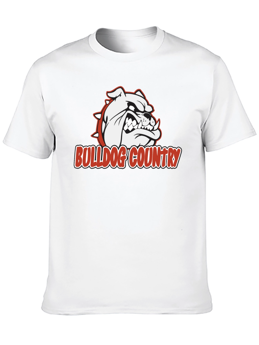 Bulldog Country Graphic T-Shirt - Black Cotton Tee