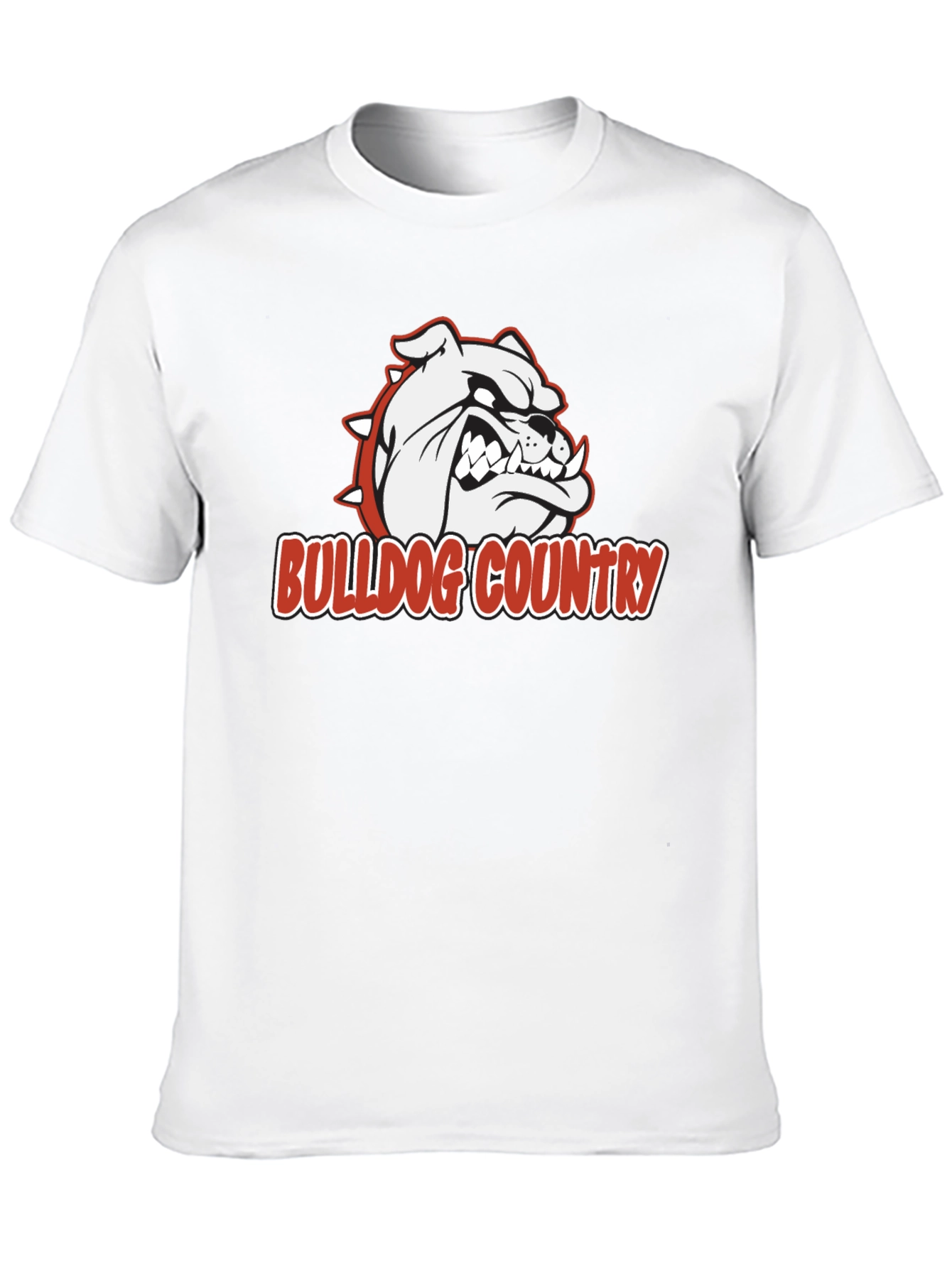 Bulldog Country Graphic T-Shirt - Black Cotton Tee