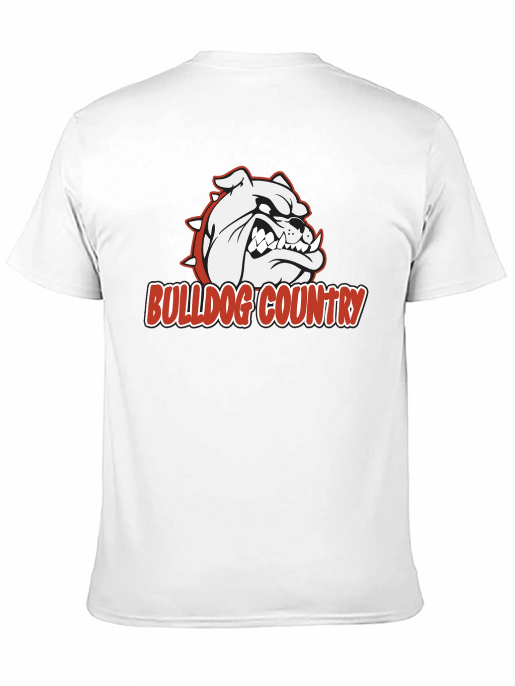 Bulldog Country Graphic T-Shirt - Black Cotton Tee