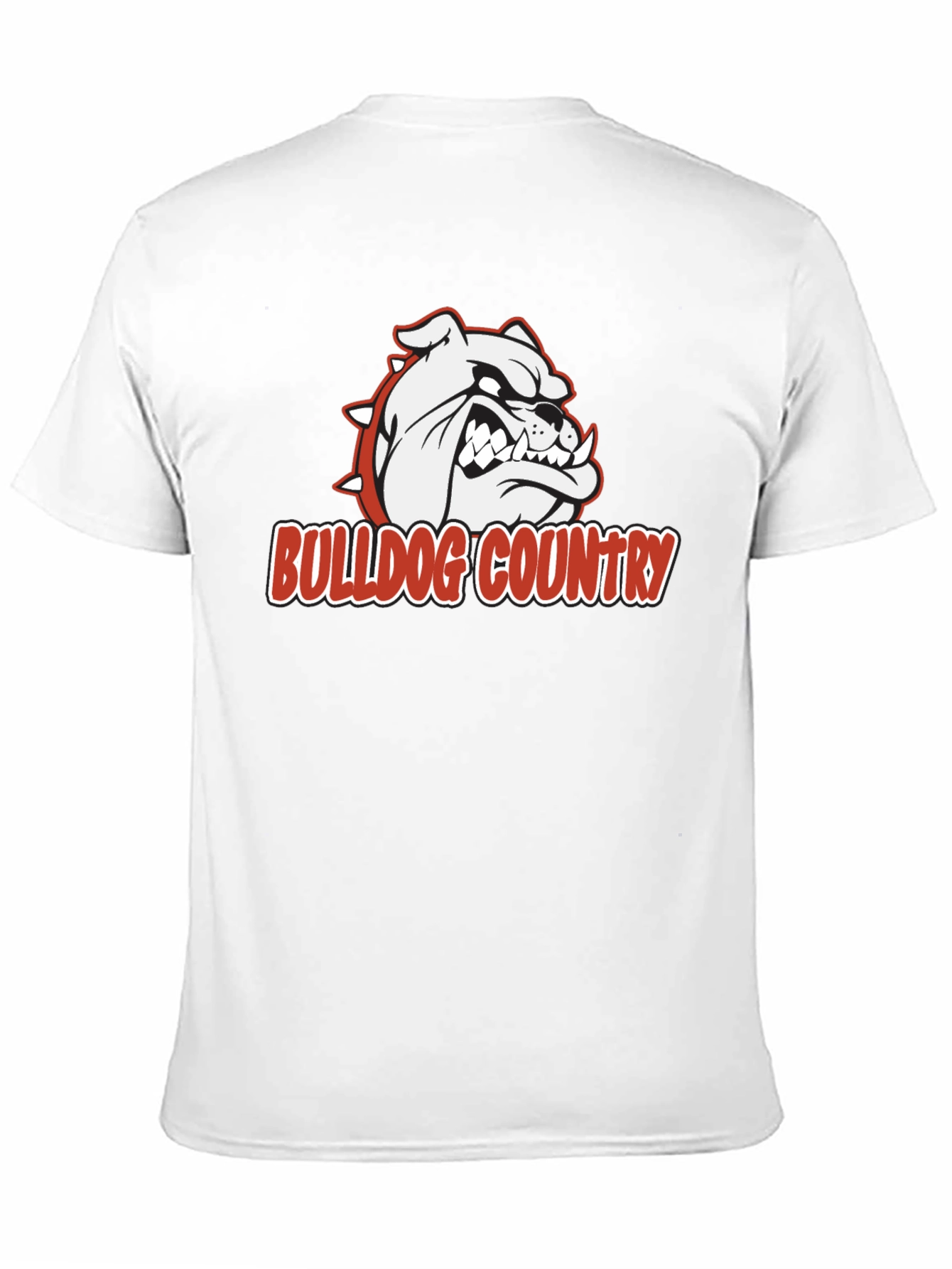 Bulldog Country Graphic T-Shirt - Black Cotton Tee