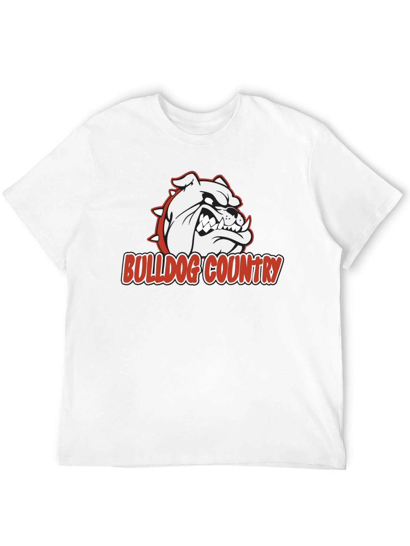 Bulldog Country Graphic T-Shirt - Black Cotton Tee