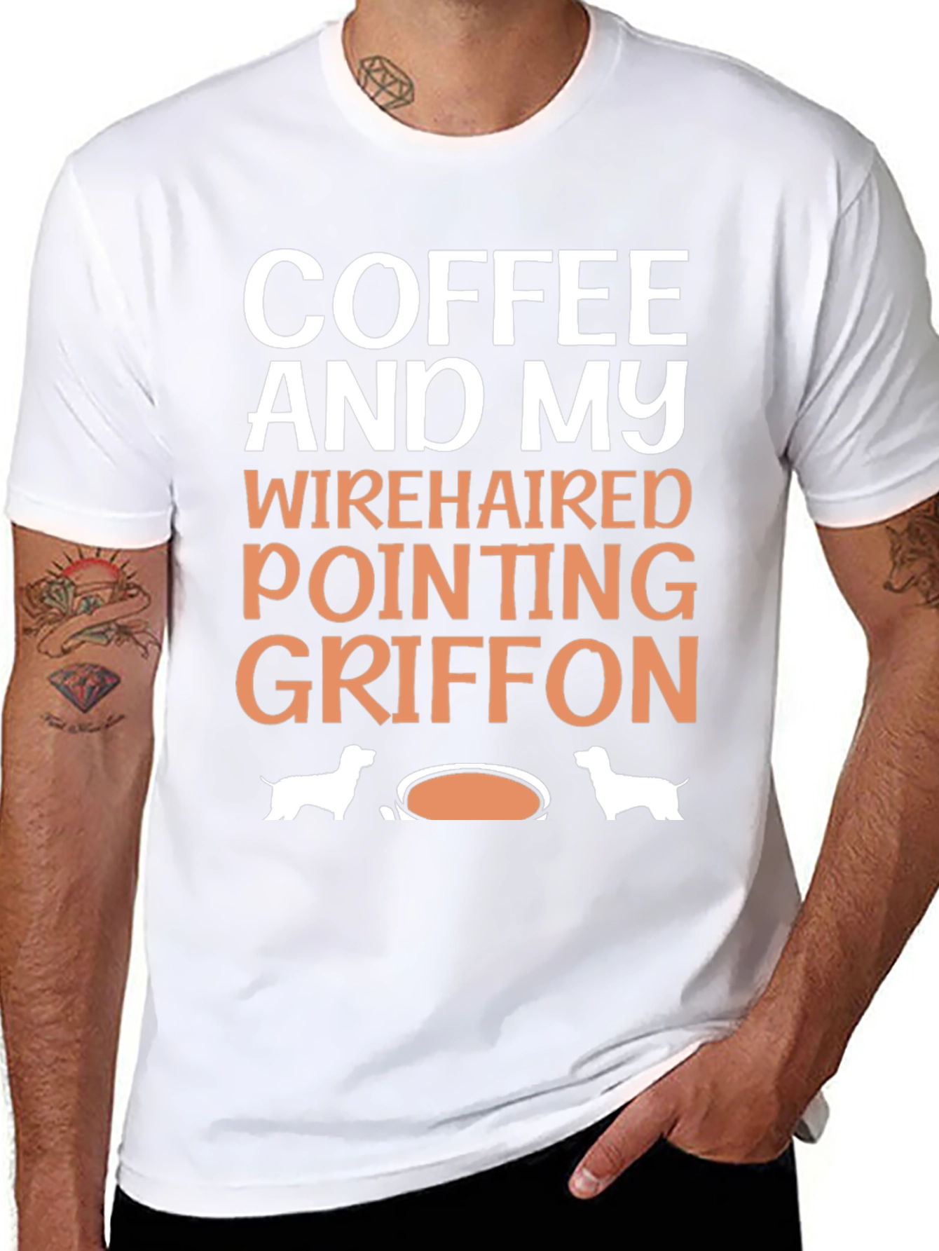 Coffee and My Wirehaired Pointing Griffon T-Shirt