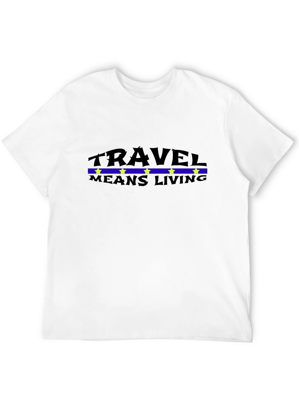 Travel Means Living Black T-Shirt