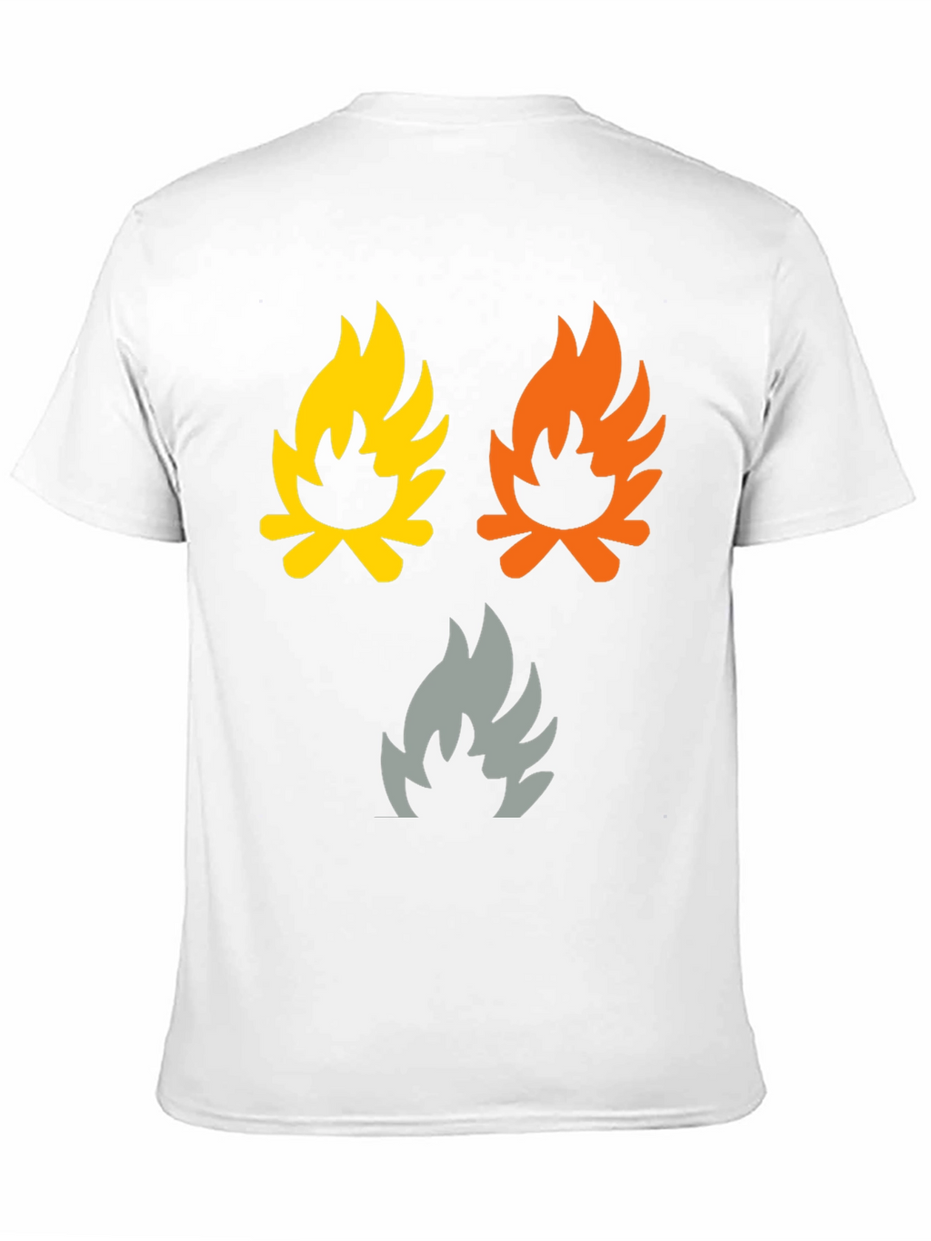 Campfire Flames Graphic Tee - Soft Cotton Shirt