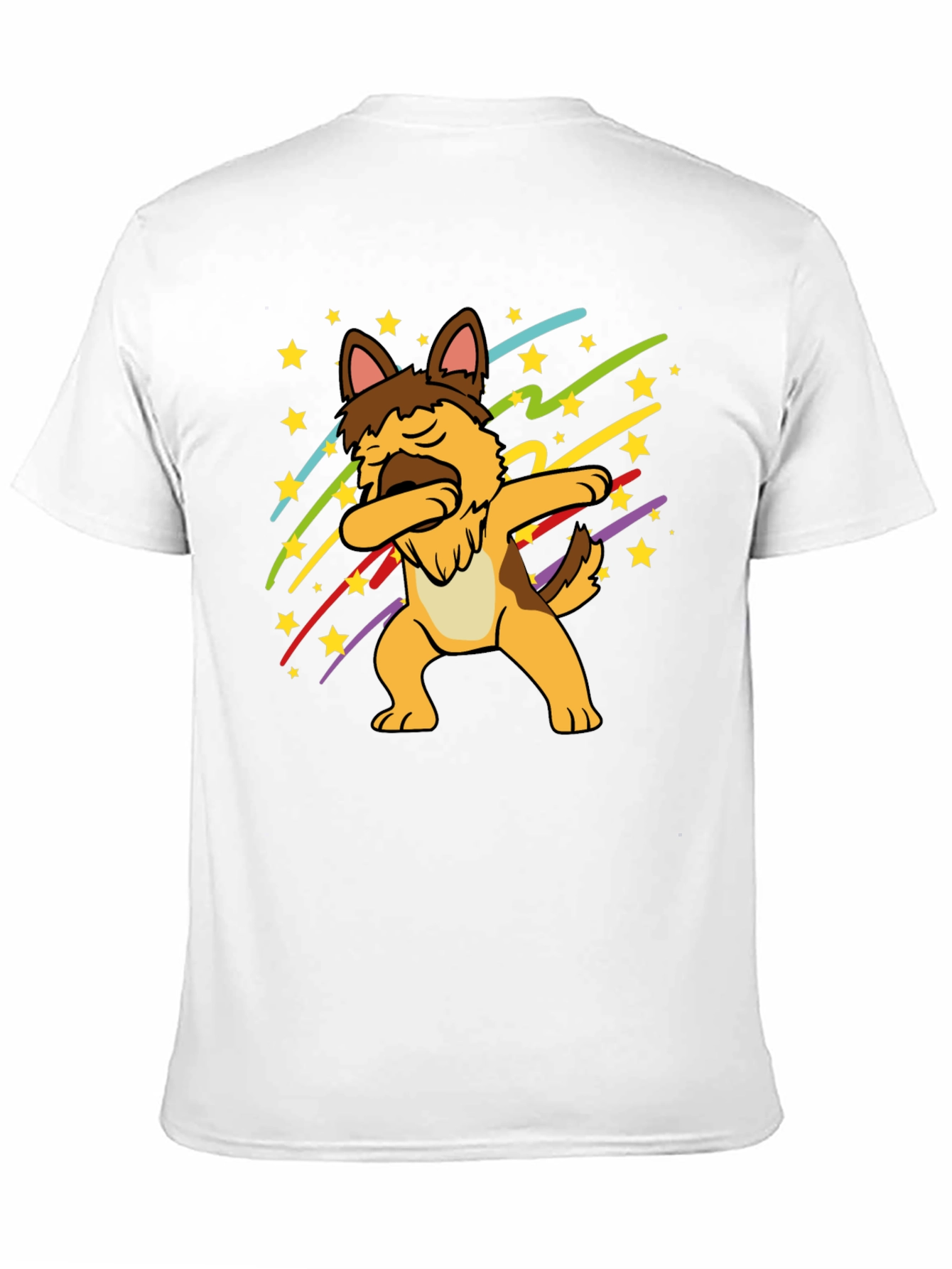 Dabbing German Shepherd Graphic T-Shirt