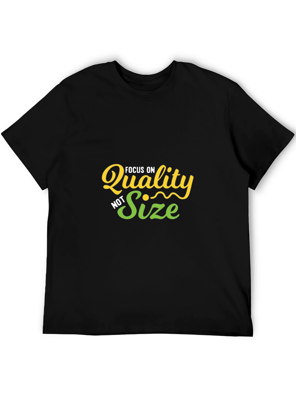 Focus on Quality Black T-Shirt