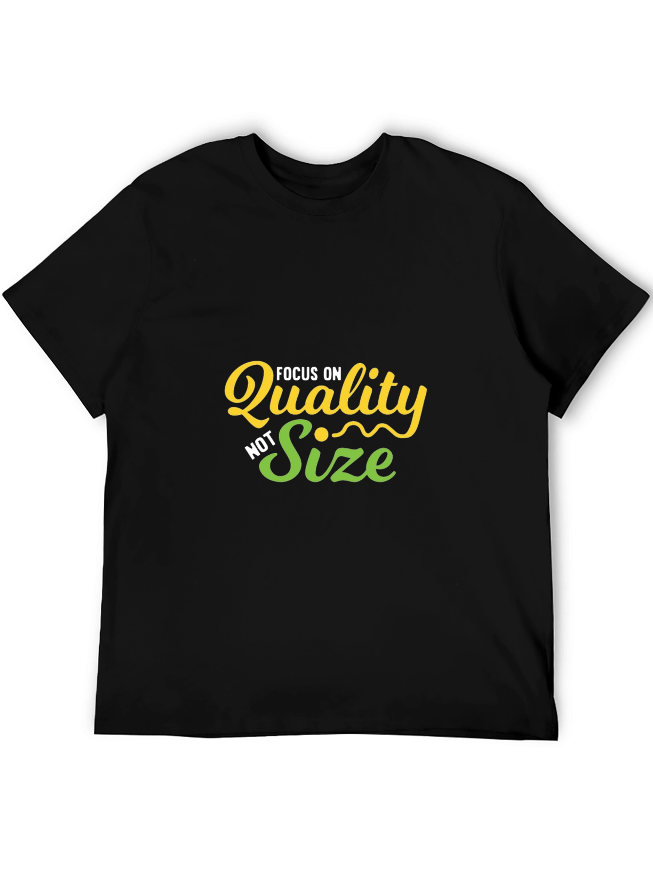 Focus on Quality Black T-Shirt
