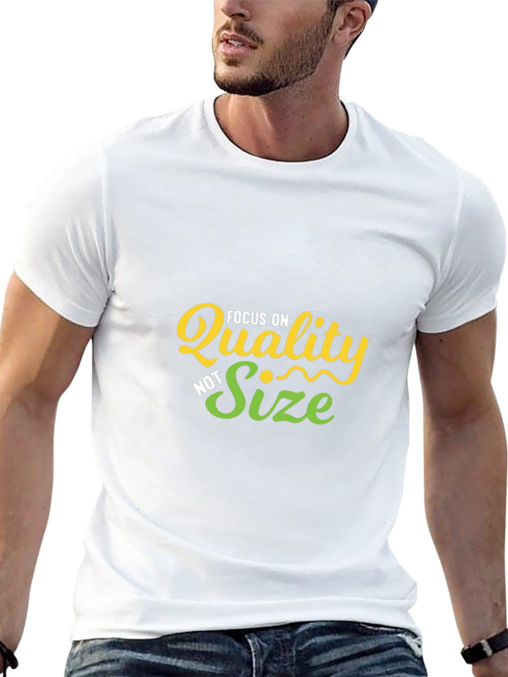 Focus on Quality Black T-Shirt