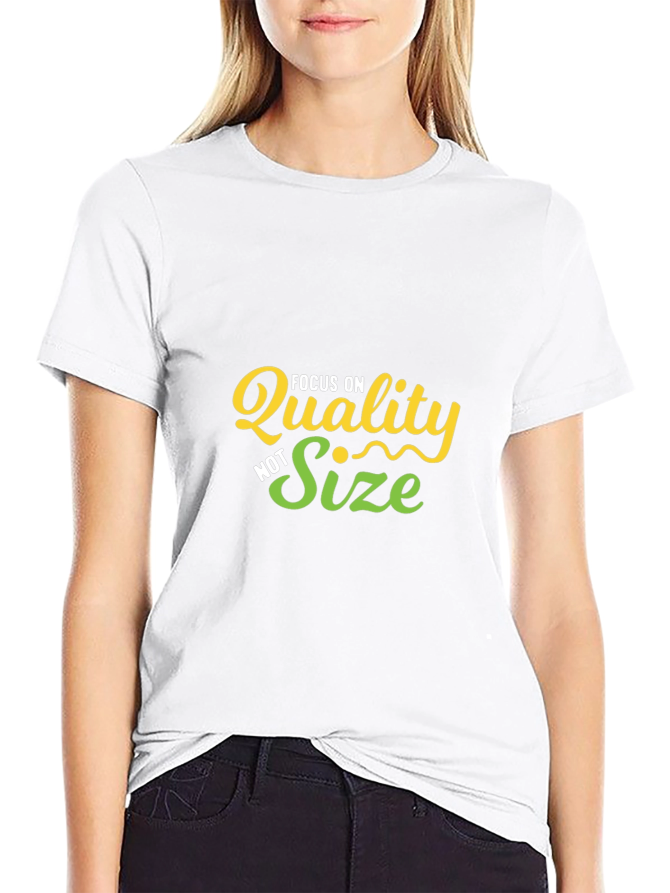 Focus on Quality Black T-Shirt