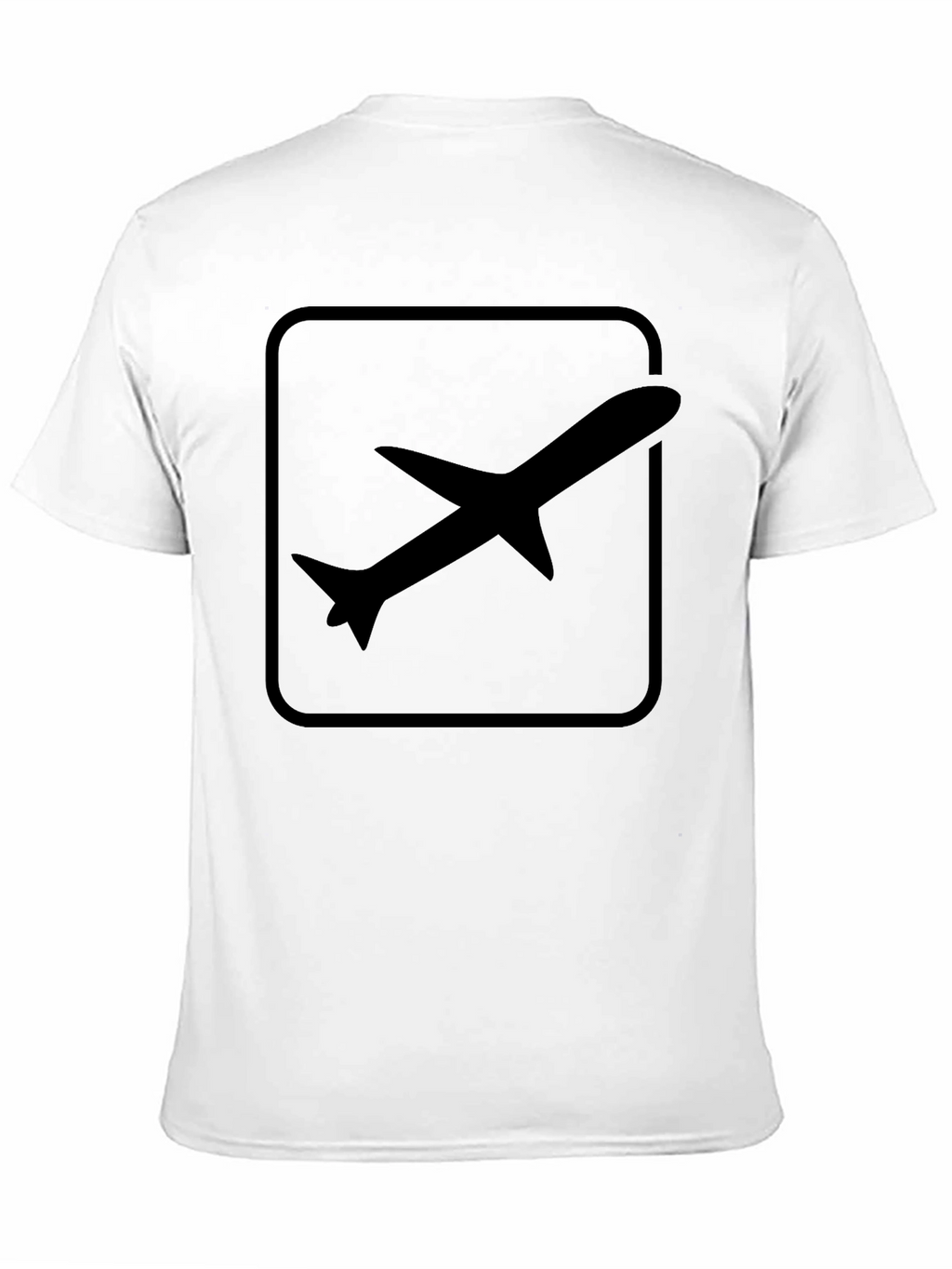 Airplane Graphic T-Shirt - Black