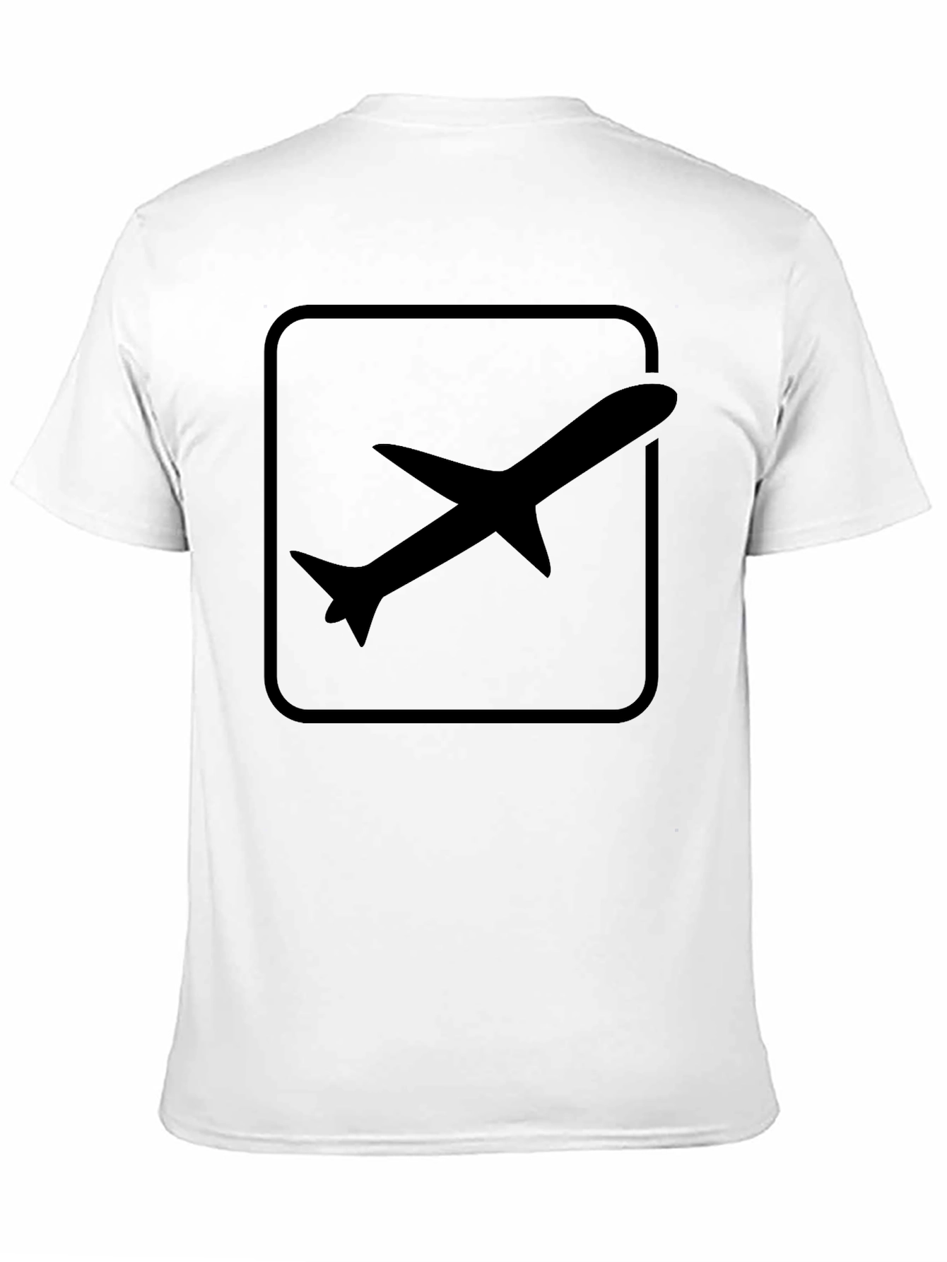 Airplane Graphic T-Shirt - Black