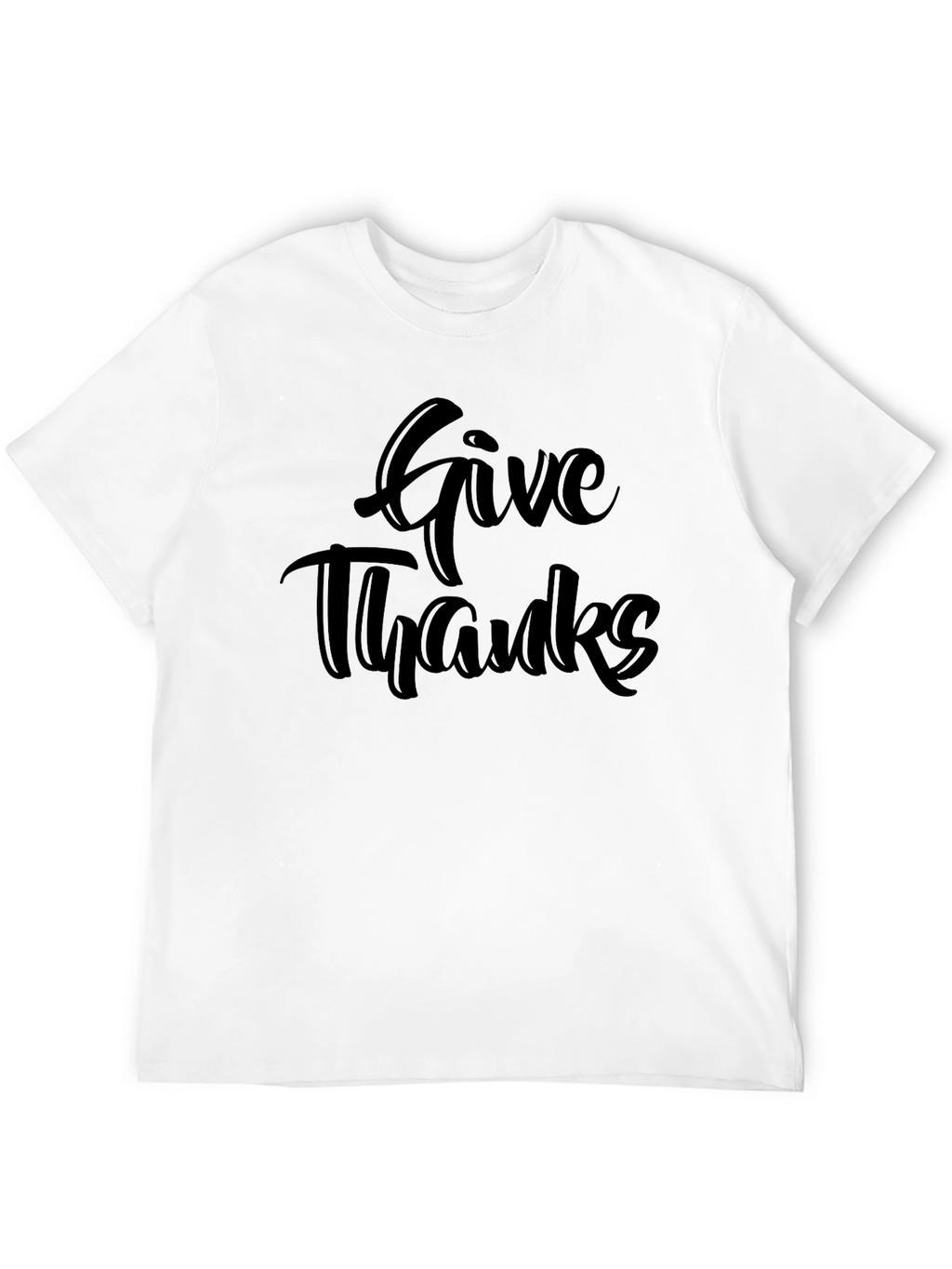 Give Thanks Black T-Shirt