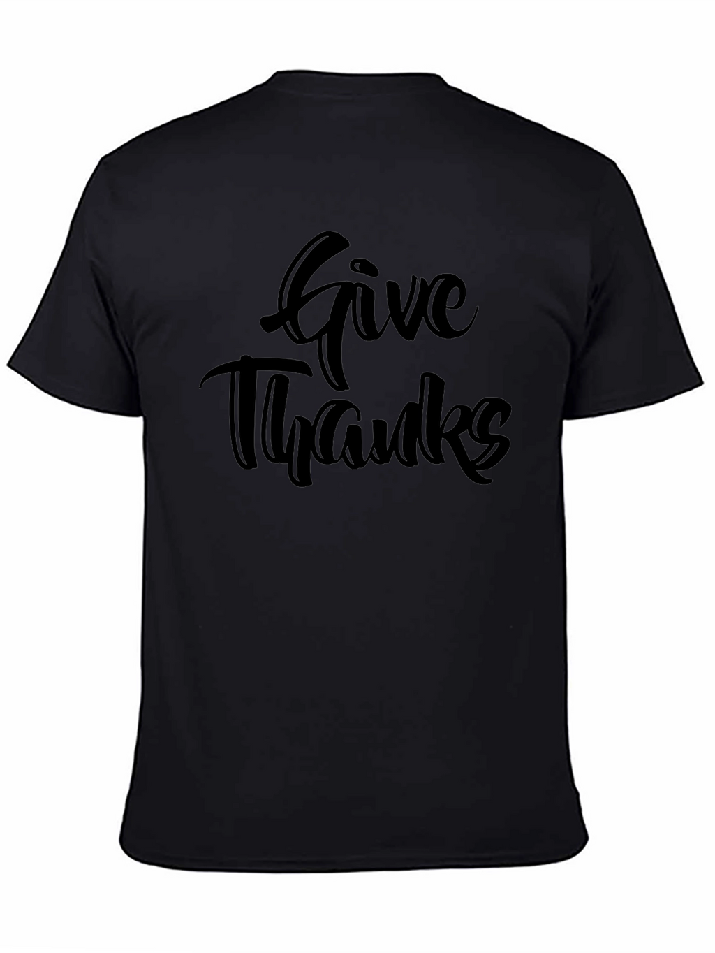 Give Thanks Black T-Shirt