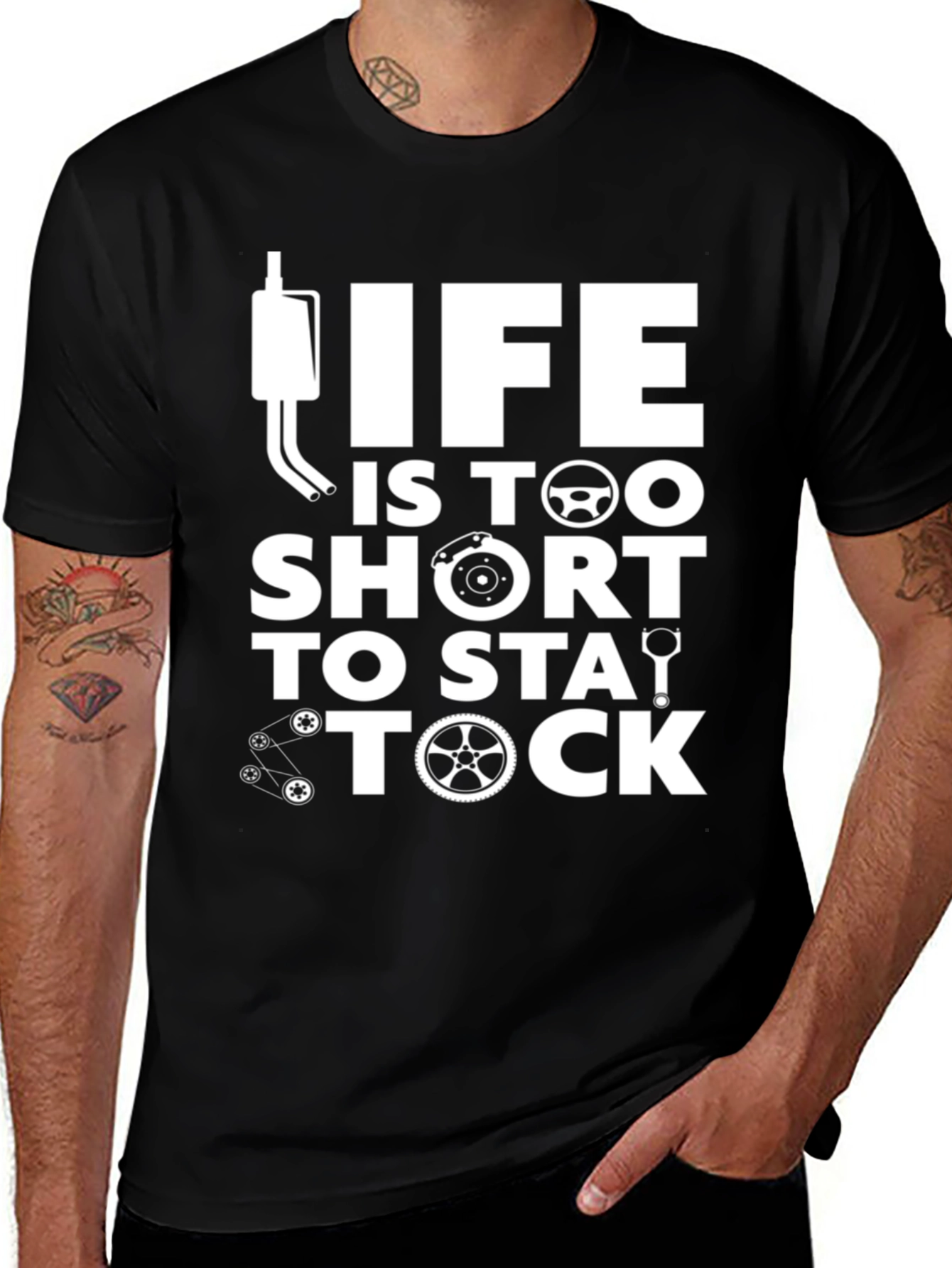Life Is Too Short To Stay Stock T-Shirt