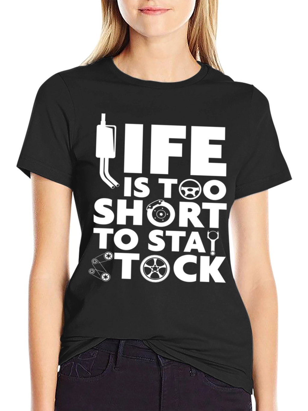 Life Is Too Short To Stay Stock T-Shirt