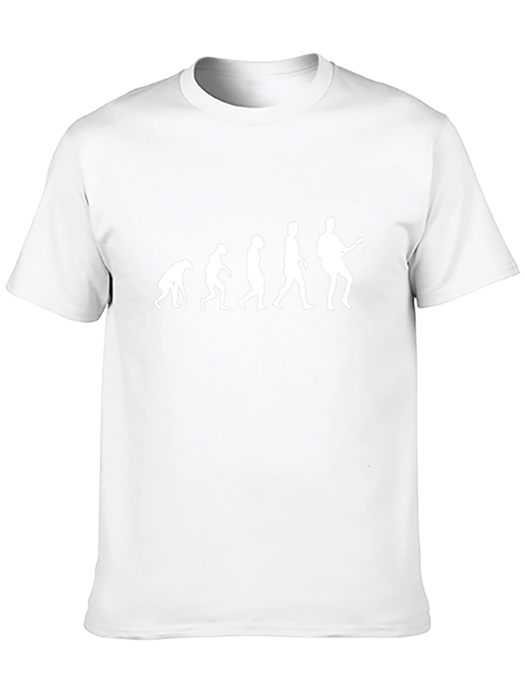 Evolution of a Guitarist Funny Black T-Shirt