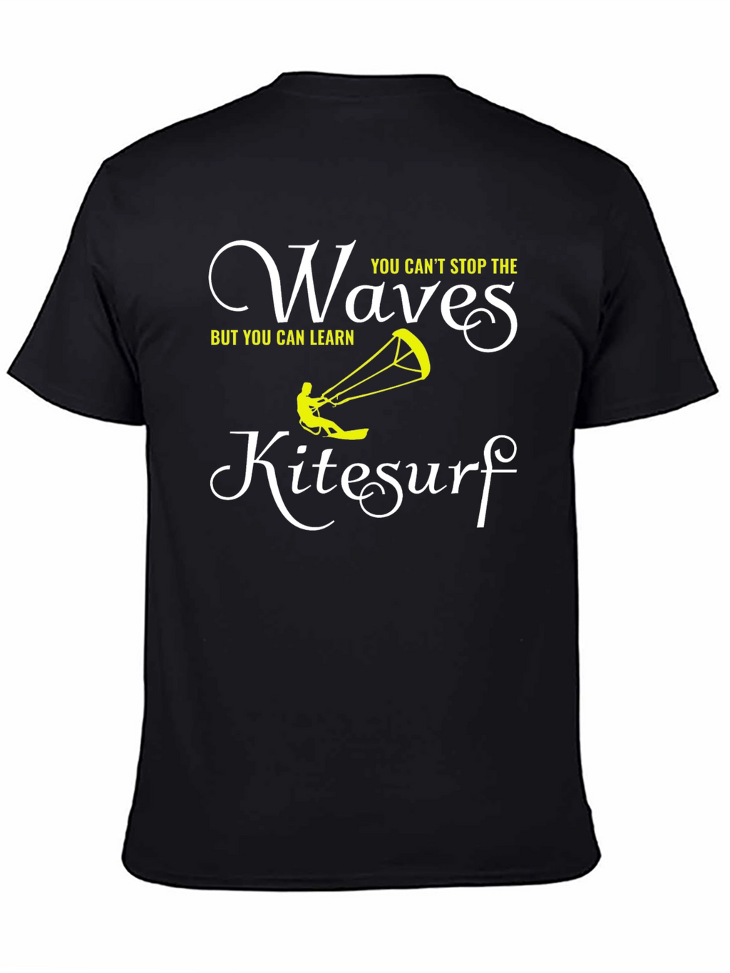 Kitesurf Waves Graphic Tee - Learn to Ride!