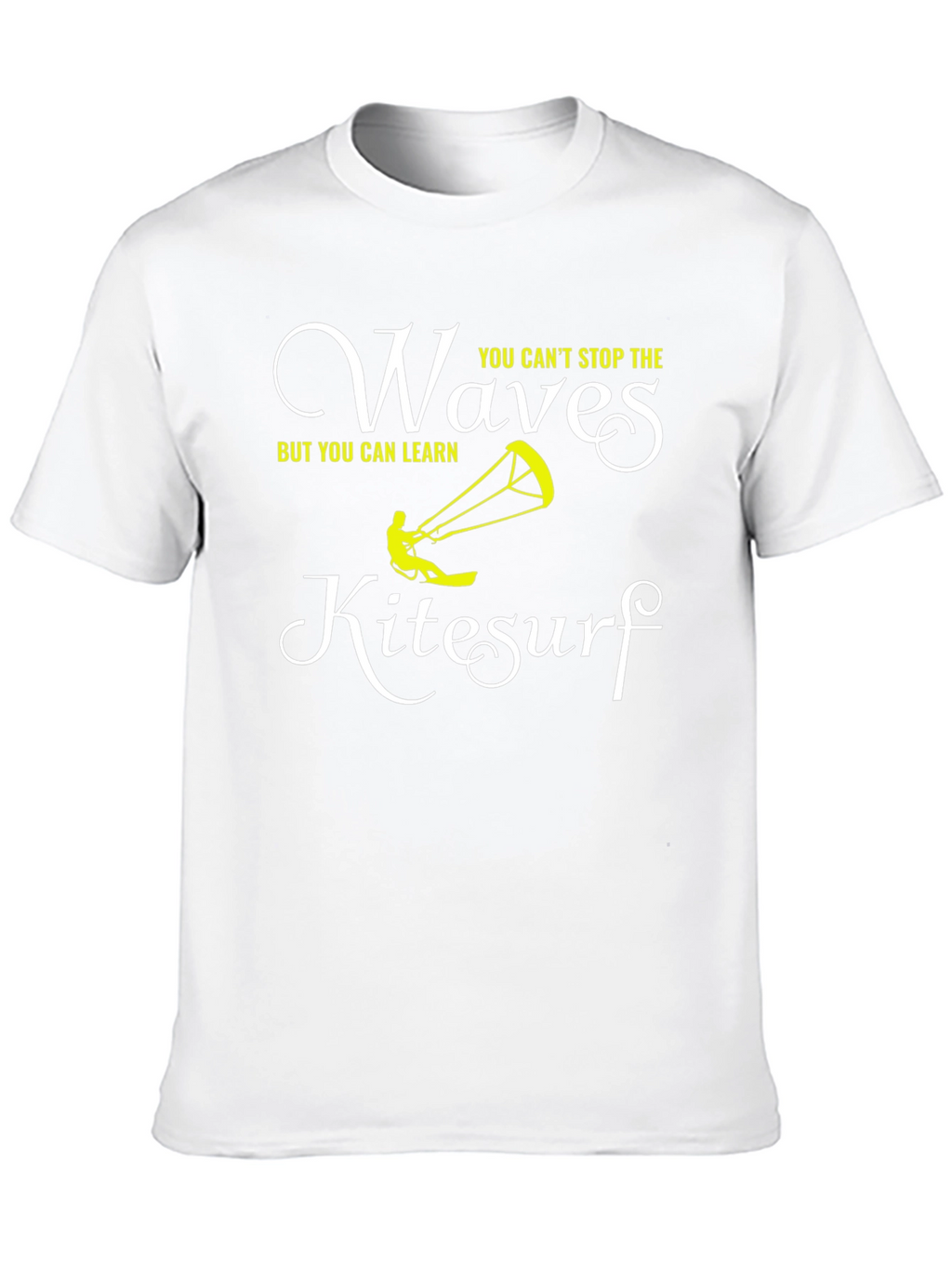 Kitesurf Waves Graphic Tee - Learn to Ride!