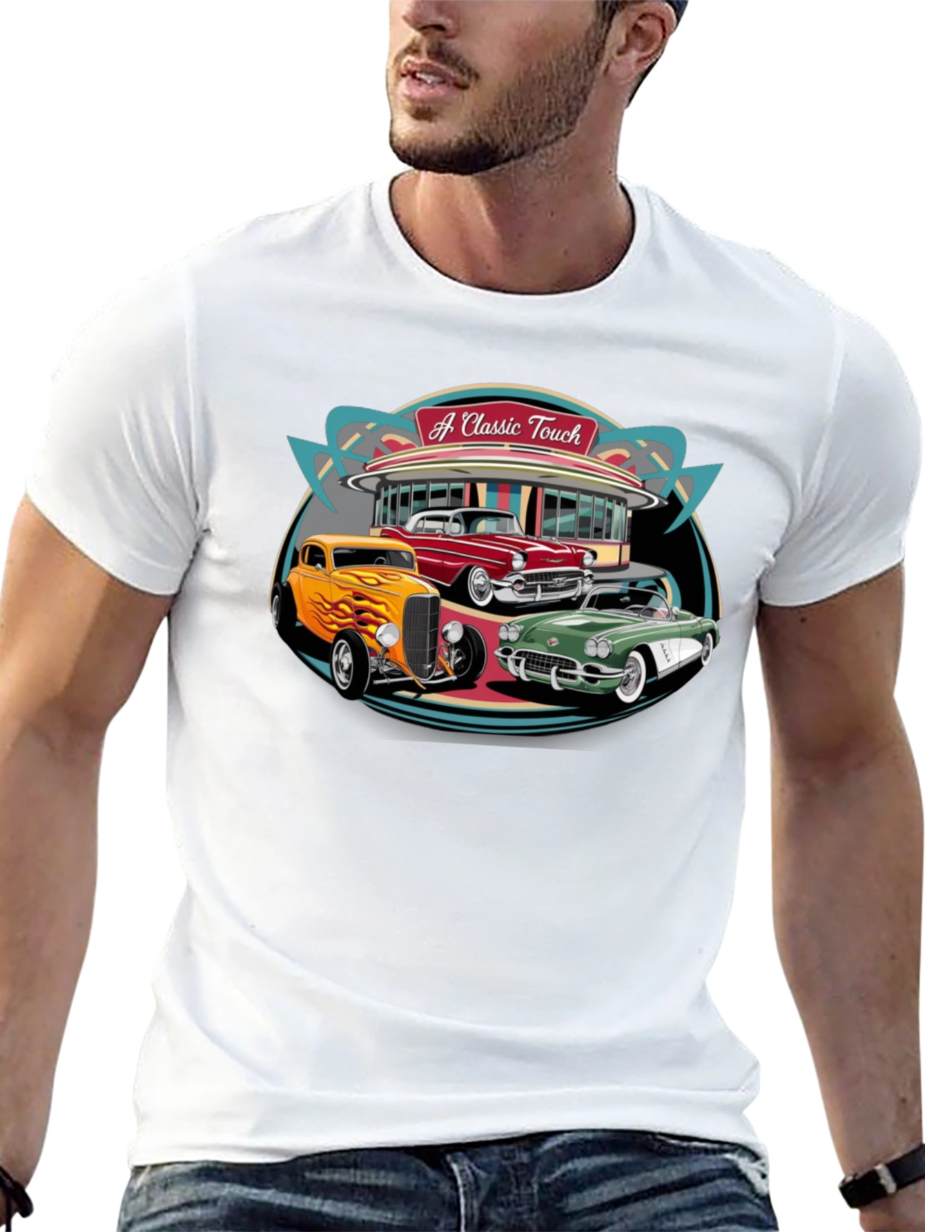 Classic Cars T-Shirt - A Classic Touch Design