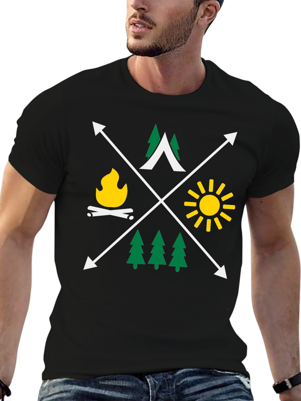 Camping Adventure T-Shirt - Nature Lover Tee