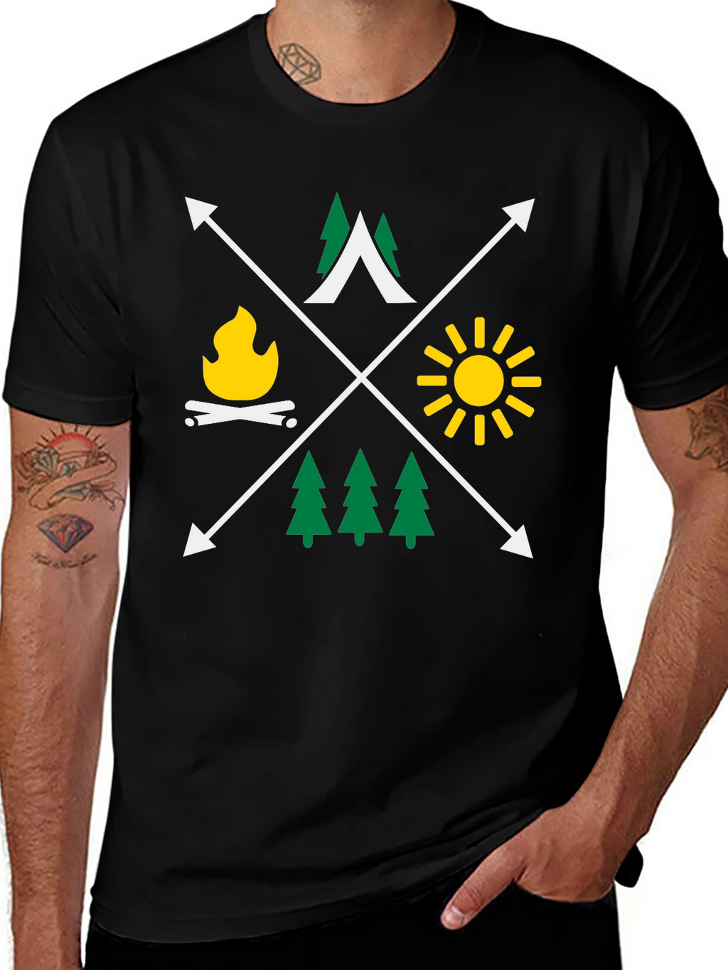 Camping Adventure T-Shirt - Nature Lover Tee