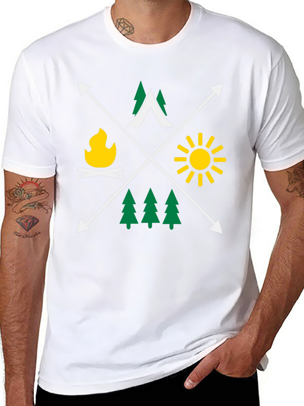 Camping Adventure T-Shirt - Nature Lover Tee