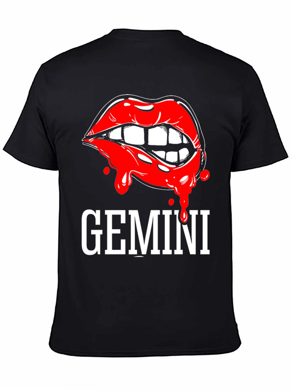 Gemini Lips Graphic T-Shirt