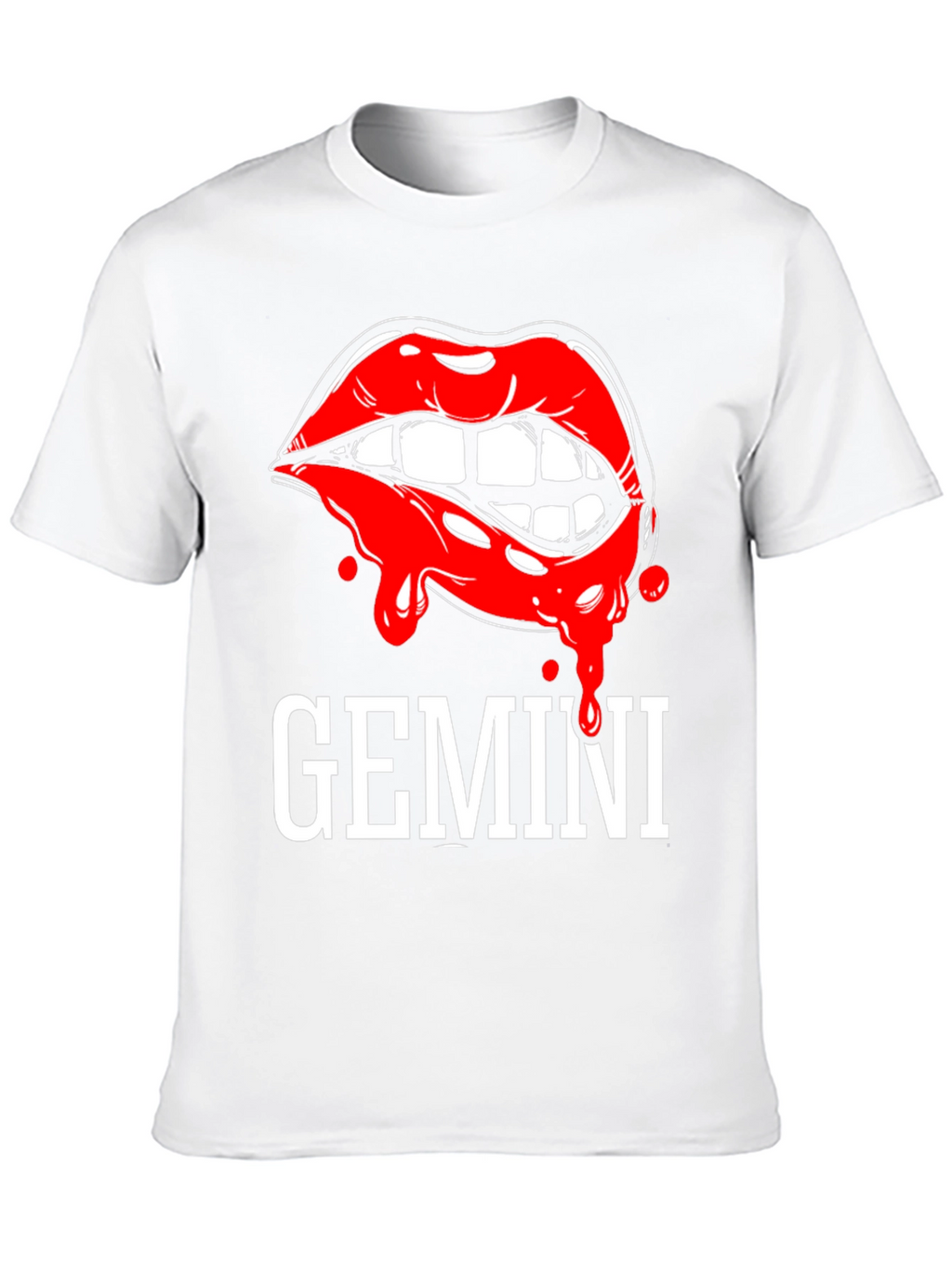 Gemini Lips Graphic T-Shirt