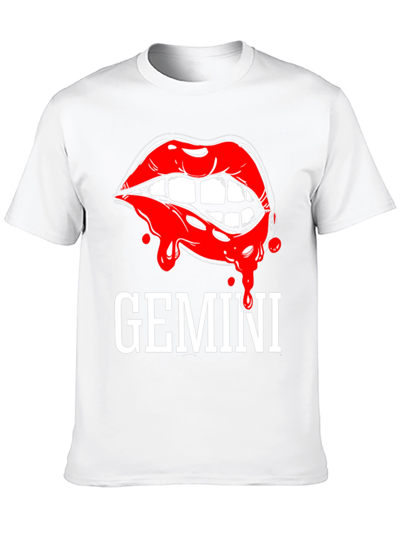 Gemini Lips Graphic T-Shirt