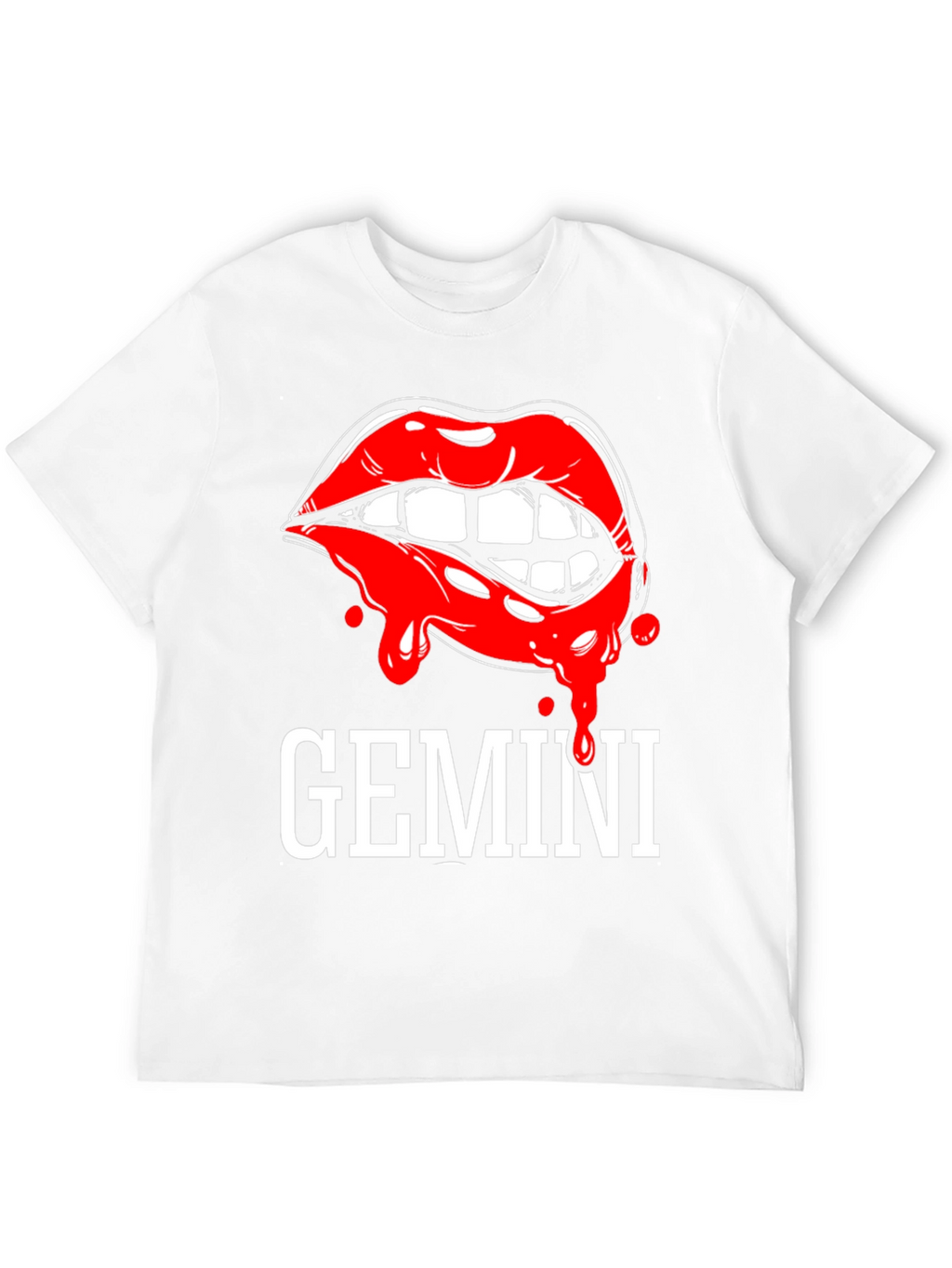 Gemini Lips Graphic T-Shirt