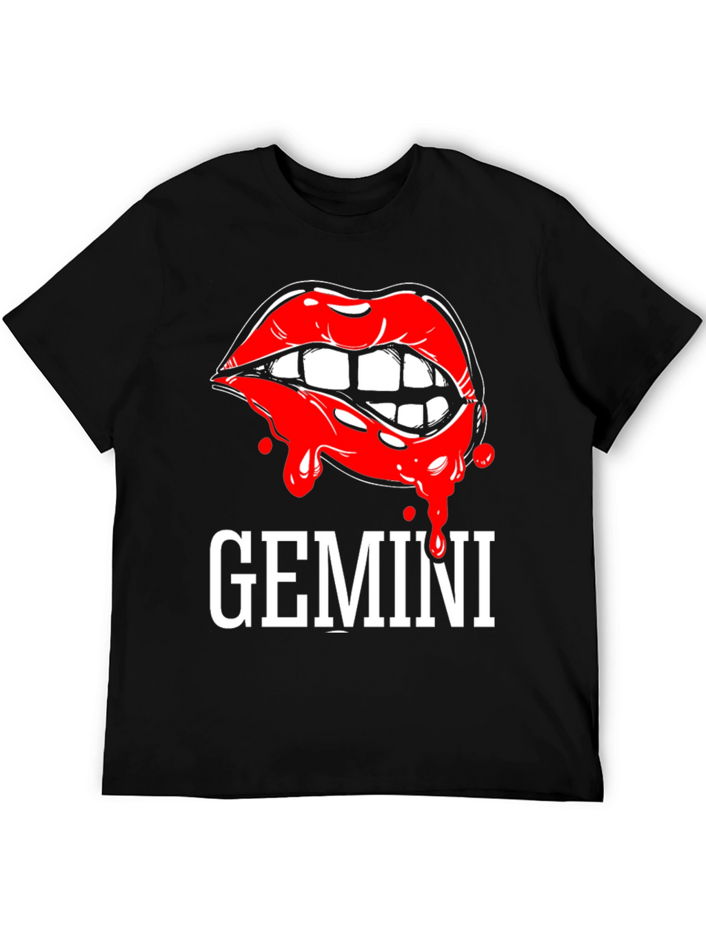 Gemini Lips Graphic T-Shirt