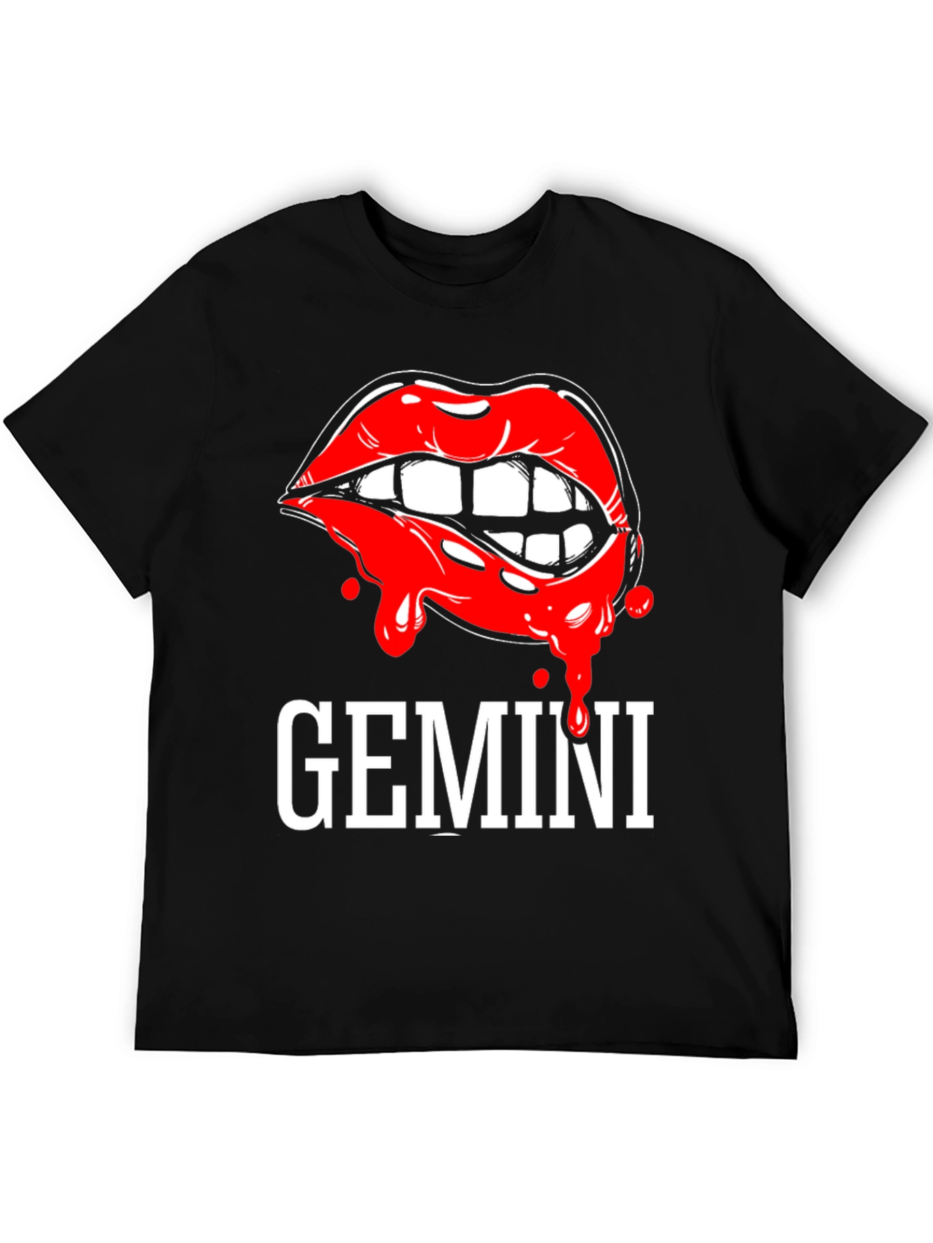 Gemini Lips Graphic T-Shirt