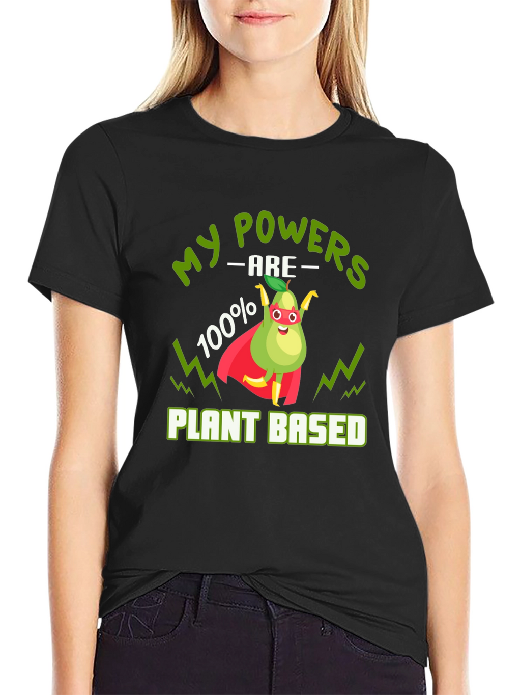 Vegan Superhero T-Shirt - Plant Based Power