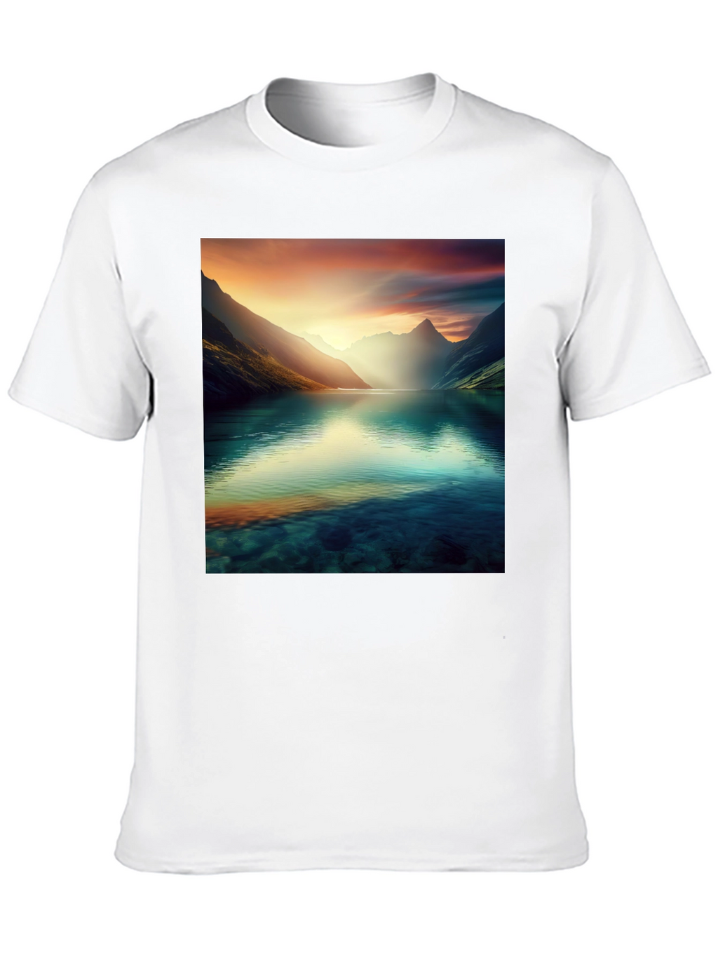 Scenic Mountain Lake T-Shirt