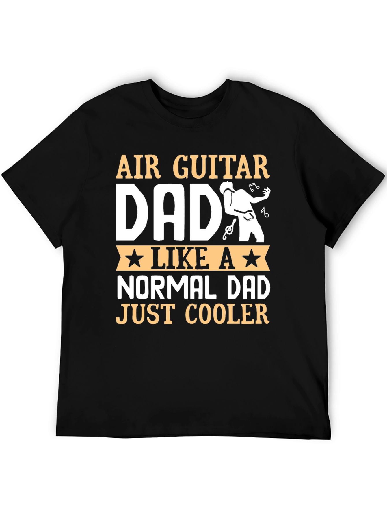 Air Guitar Dad T-Shirt - Cool Dad Gift