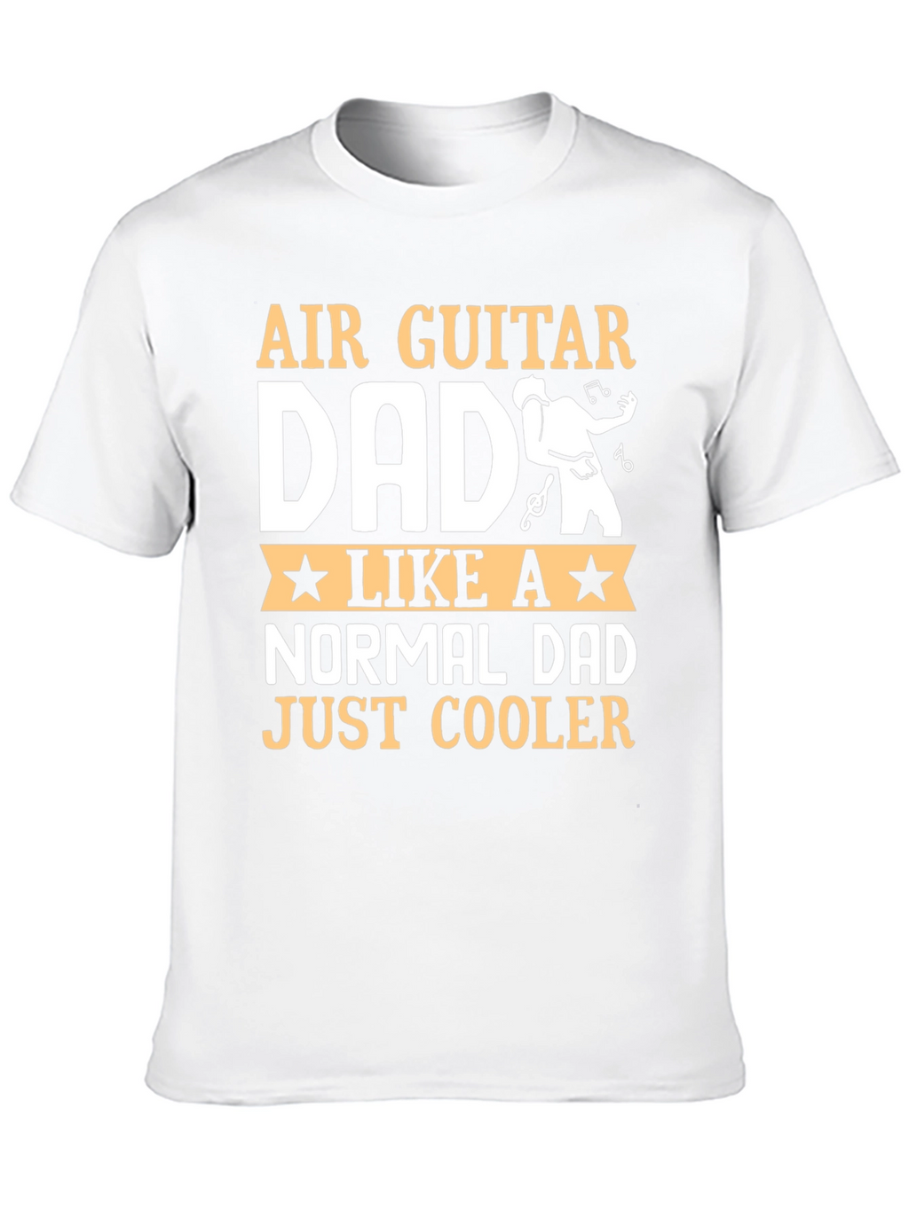 Air Guitar Dad T-Shirt - Cool Dad Gift
