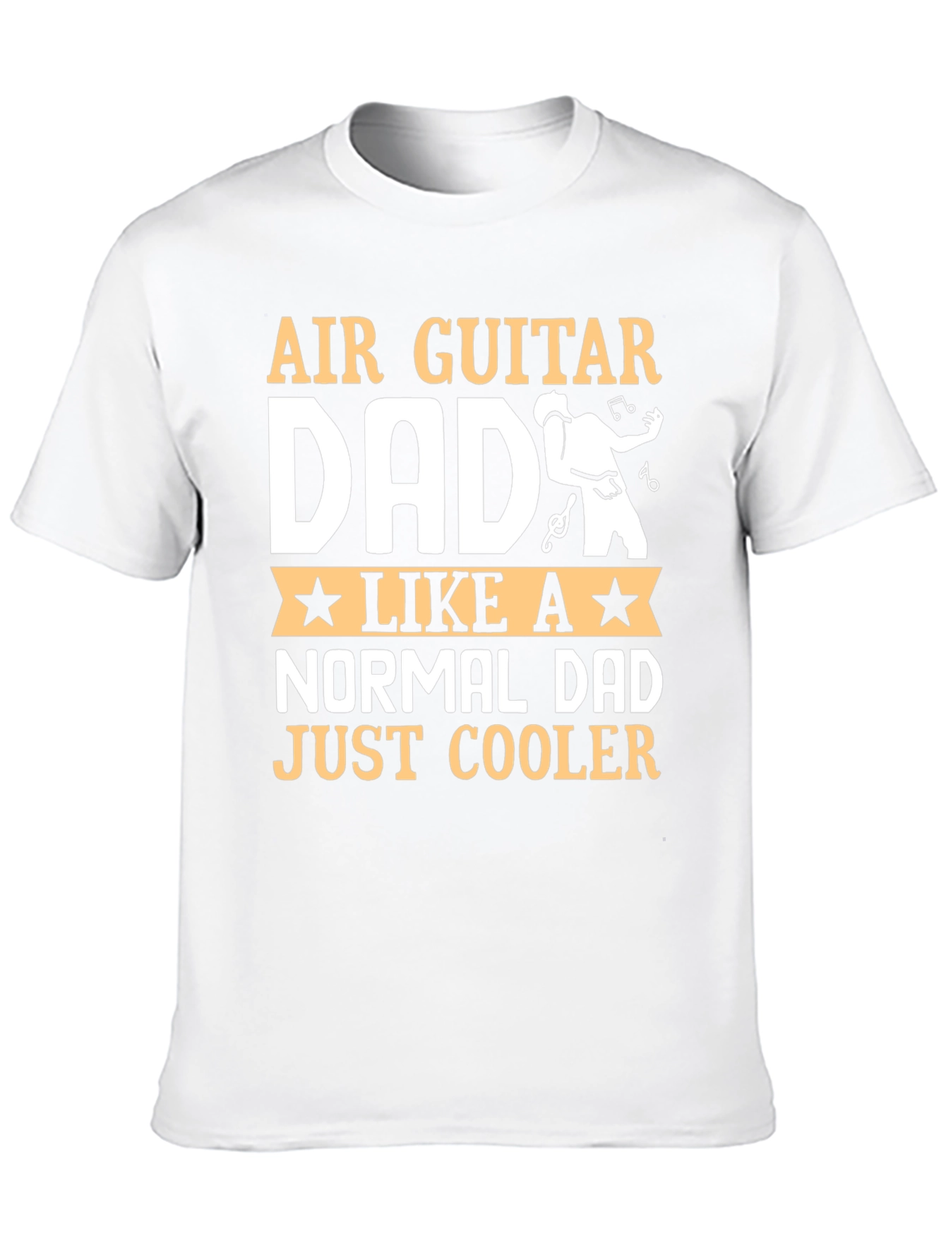 Air Guitar Dad T-Shirt - Cool Dad Gift